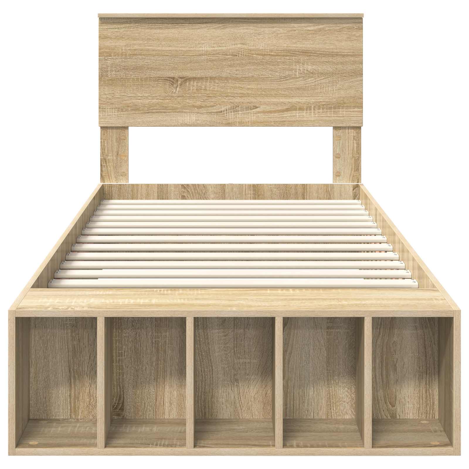 Cadre de lit Chêne Sonoma 75 x 190 cm Bois d'ingénierie - XIOS
