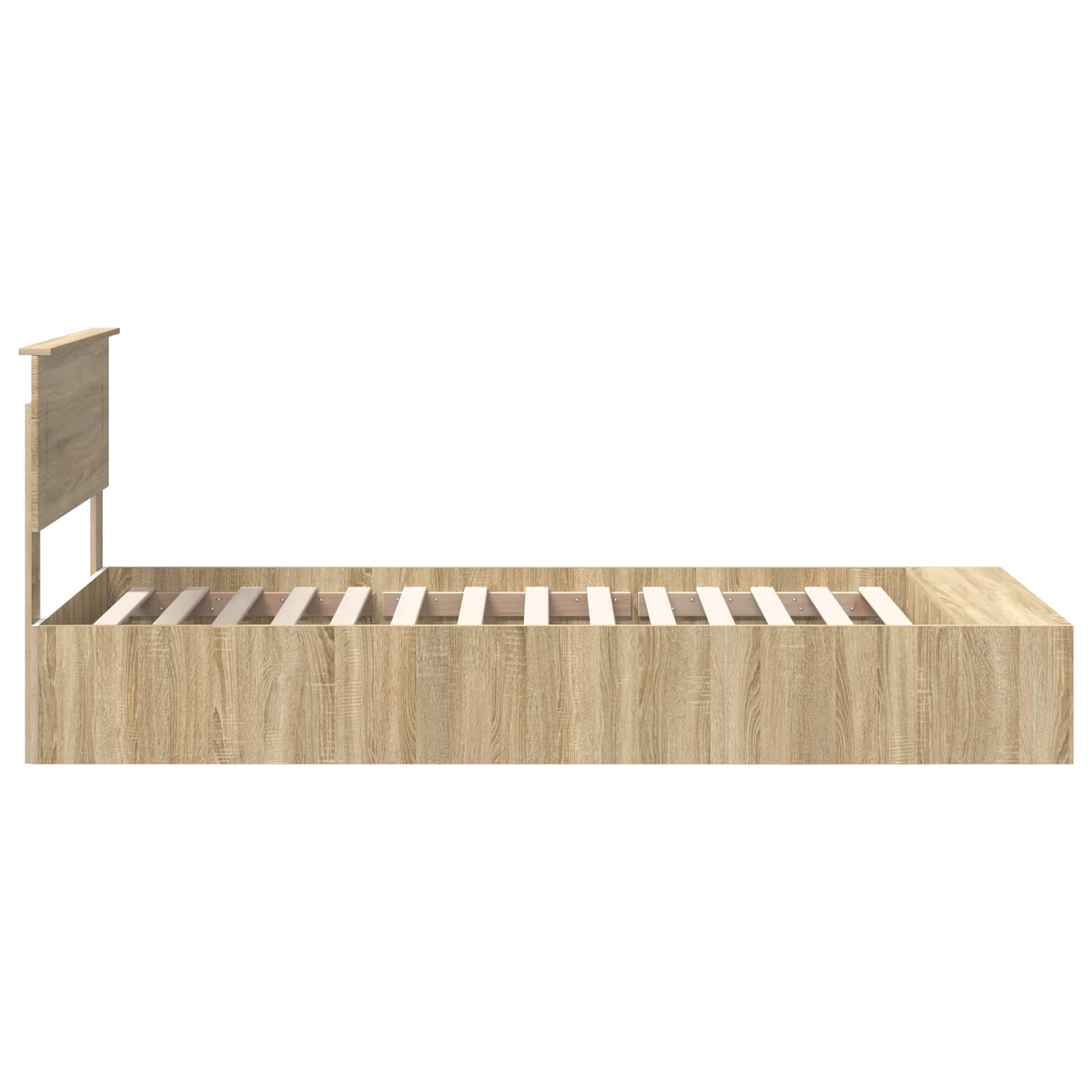Cadre de lit Chêne Sonoma 75 x 190 cm Bois d'ingénierie - XIOS