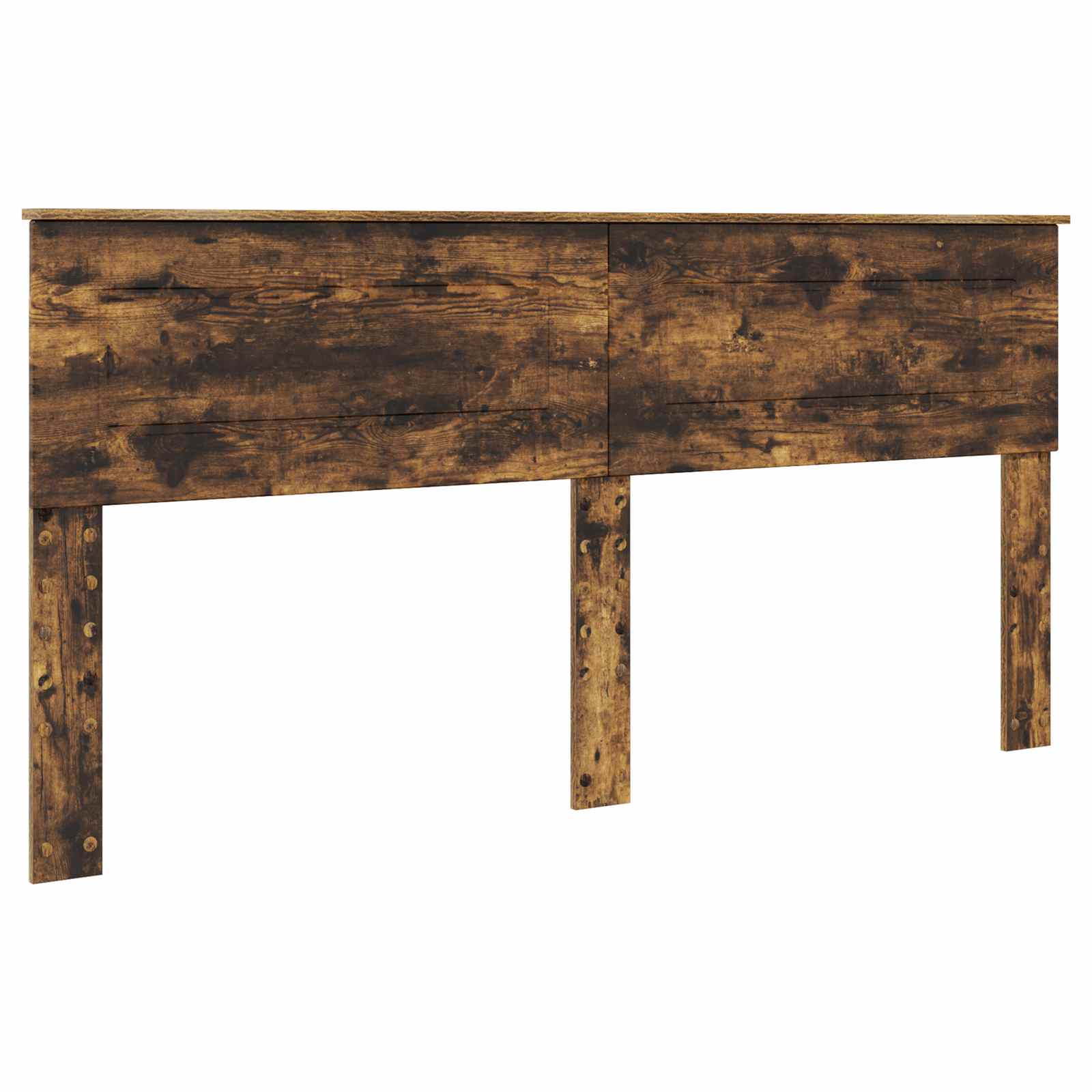 Lit de Rangement Chêne fumé 200 x 200 cm Bois d'ingénierie - XIOS