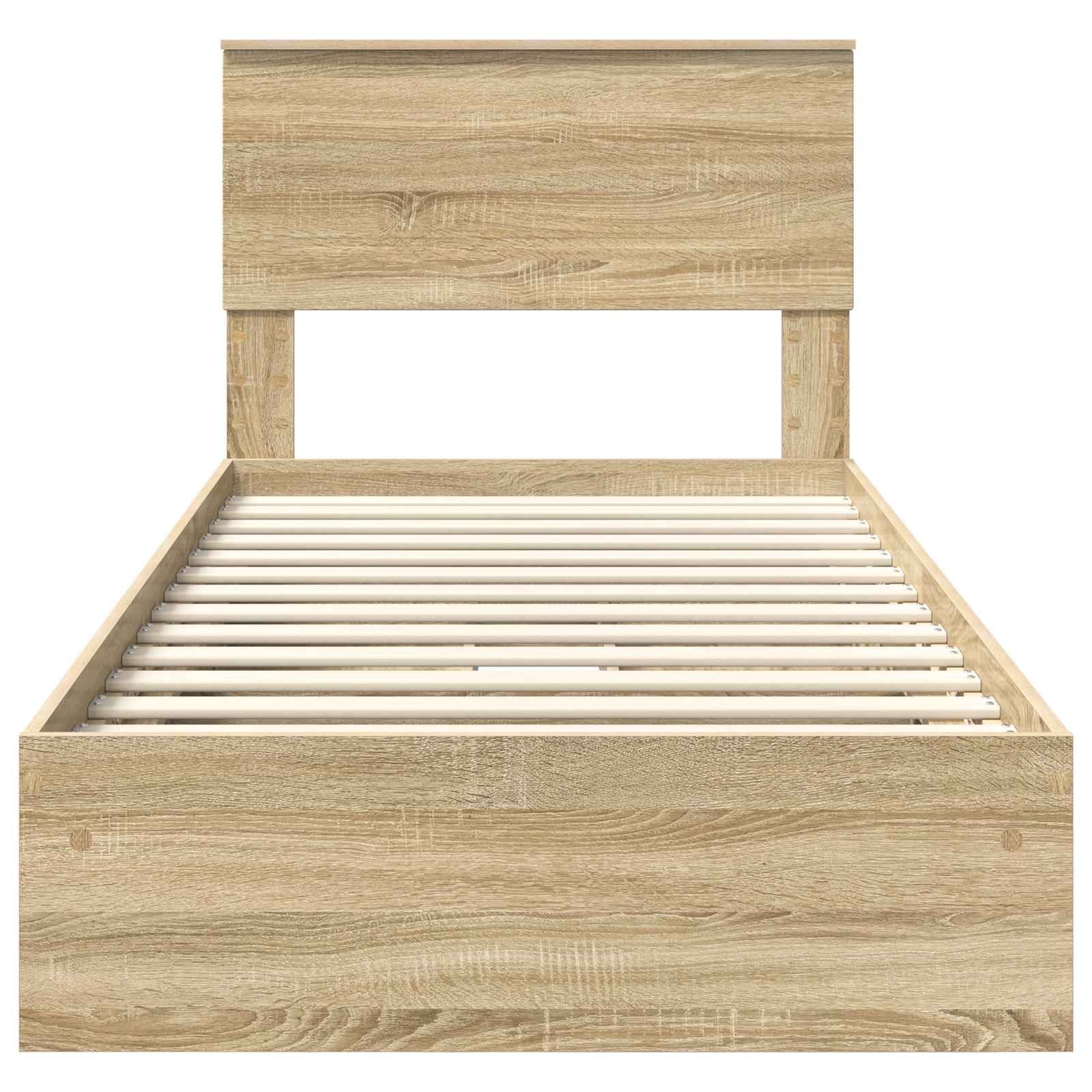 Lit de Rangement Chêne Sonoma 75 x 190 cm Bois d'ingénierie - XIOS