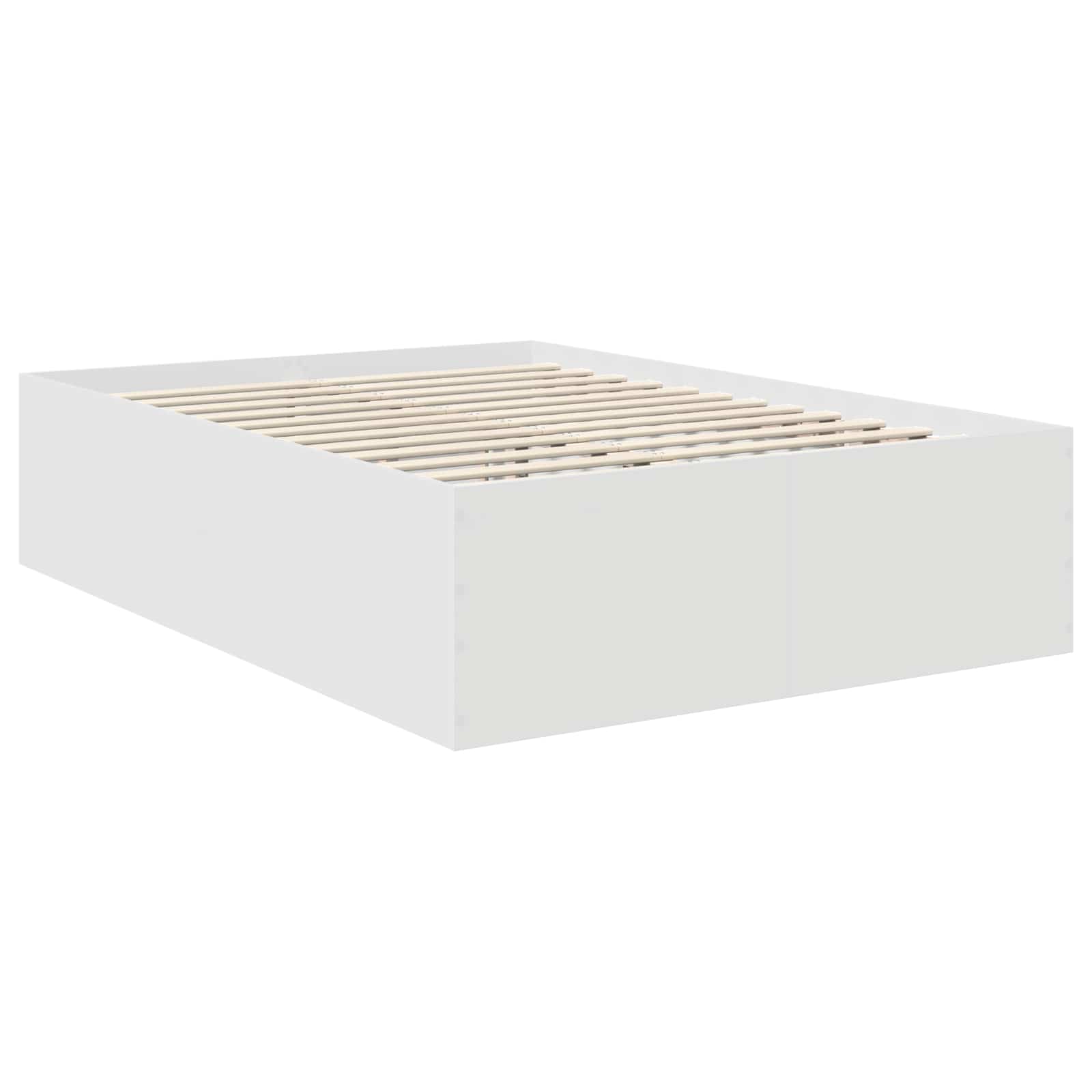 Cadre de lit Blanc 160 x 200 cm Bois d'ingénierie - XIOS