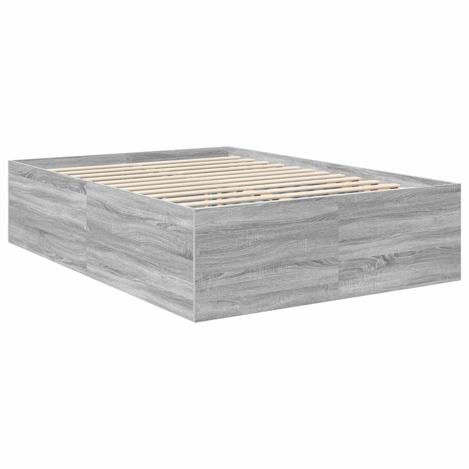 Cadre de lit Gris Sonoma 160 x 200 cm Bois d'ingénierie - XIOS