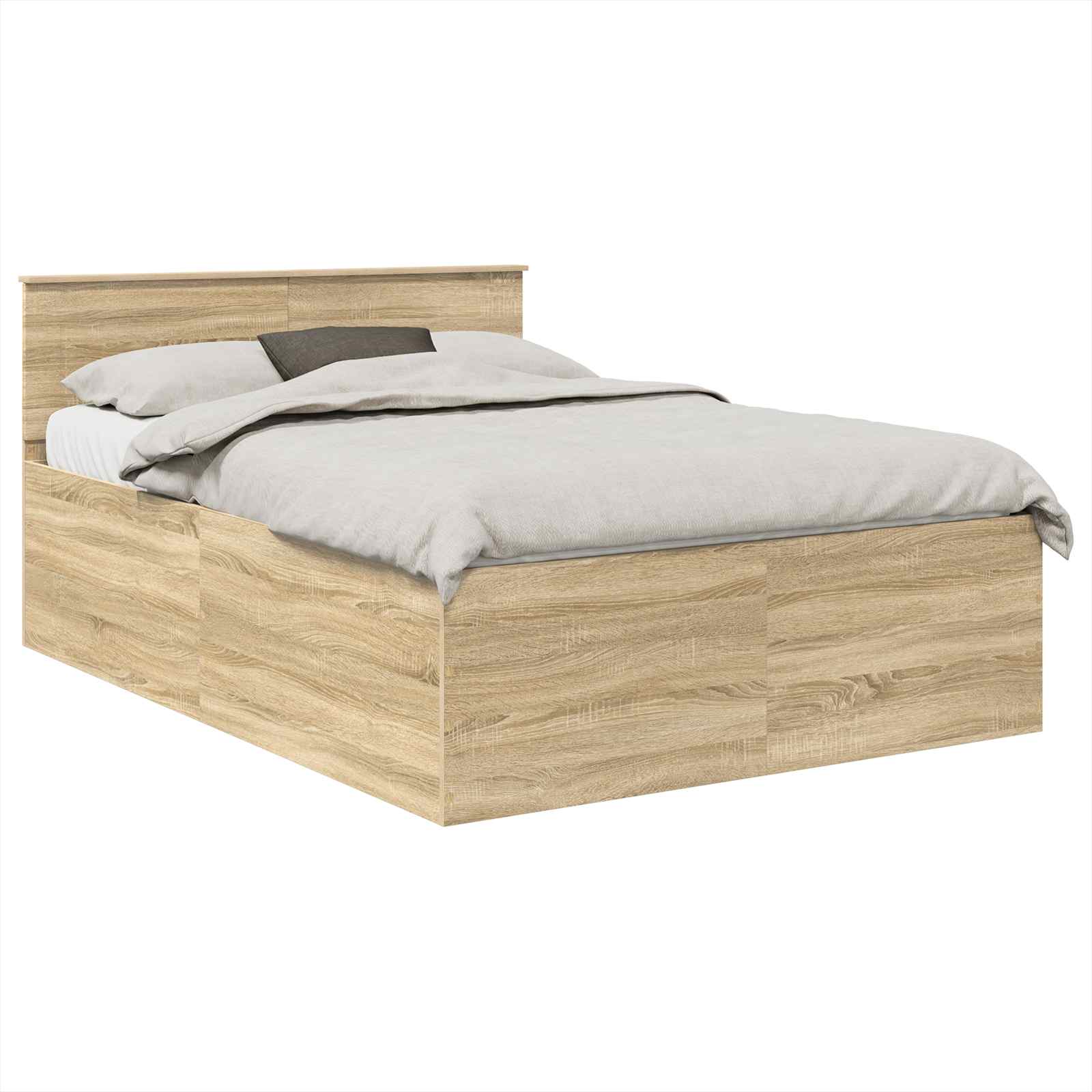 Cadre de lit Chêne Sonoma 150 x 200 cm Bois d'ingénierie - XIOS