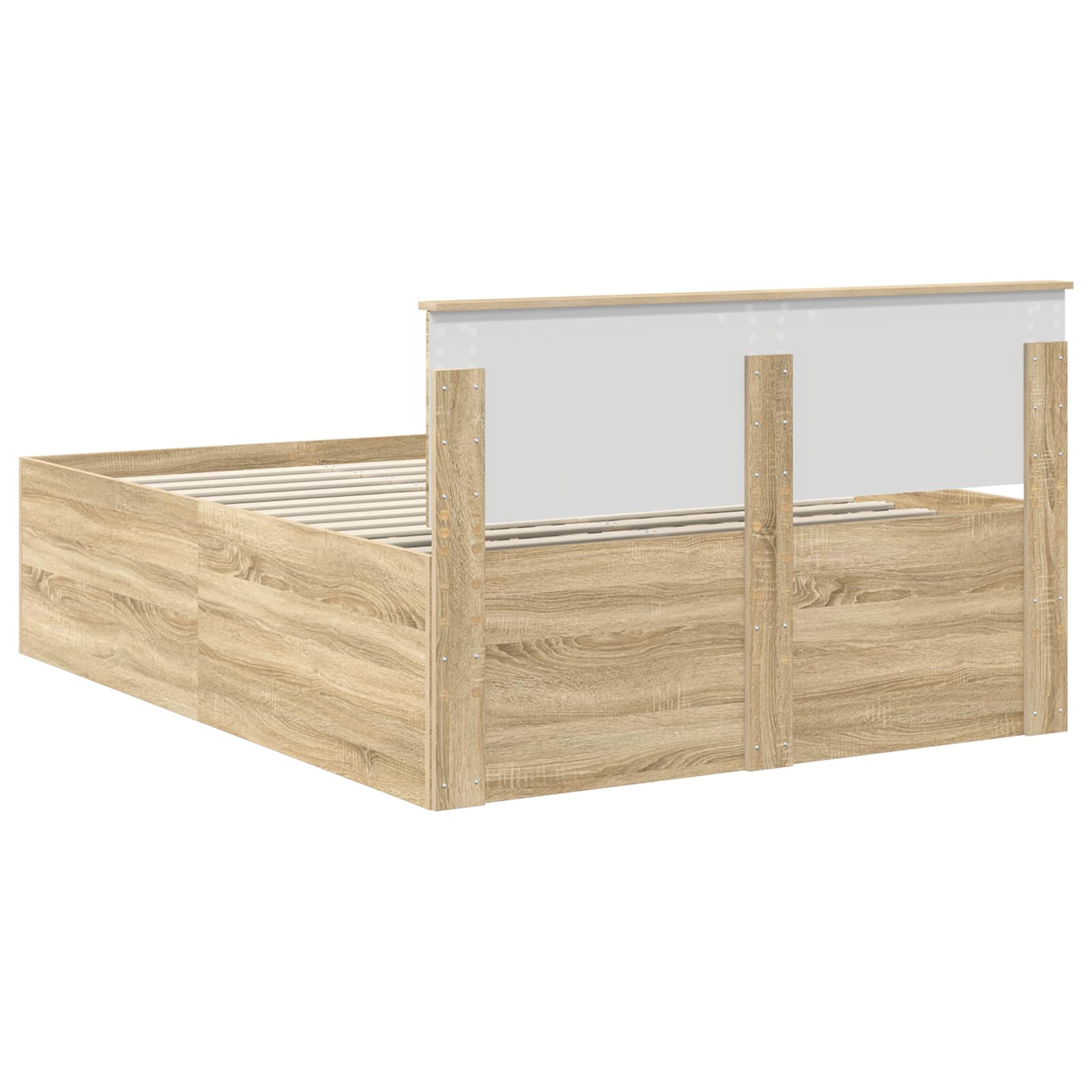 Cadre de lit Chêne Sonoma 150 x 200 cm Bois d'ingénierie - XIOS