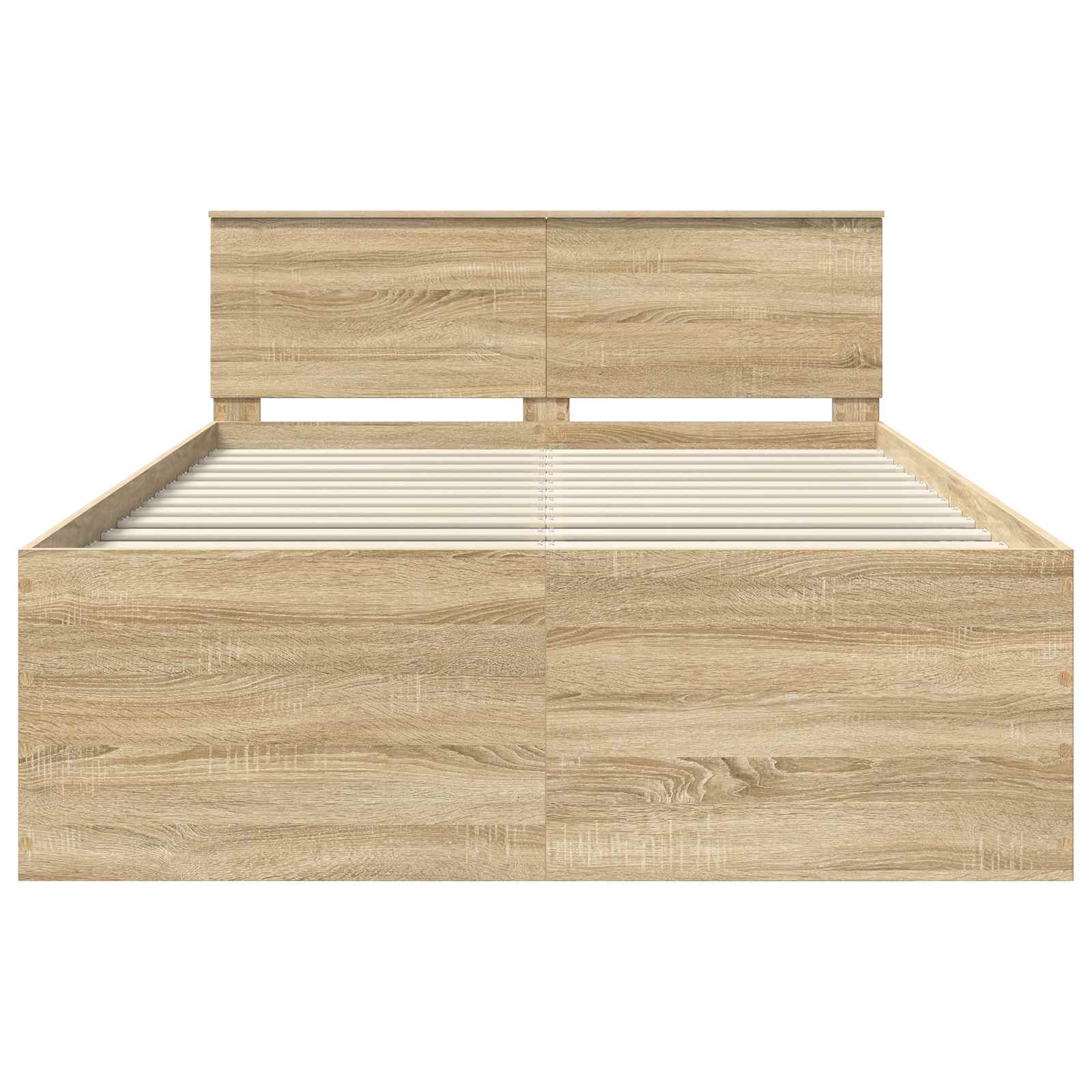 Cadre de lit Chêne Sonoma 150 x 200 cm Bois d'ingénierie - XIOS