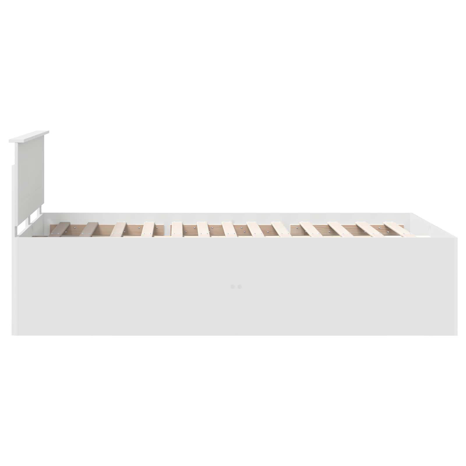 Cadre de lit Blanc 135 x 190 cm Bois d'ingénierie - XIOS
