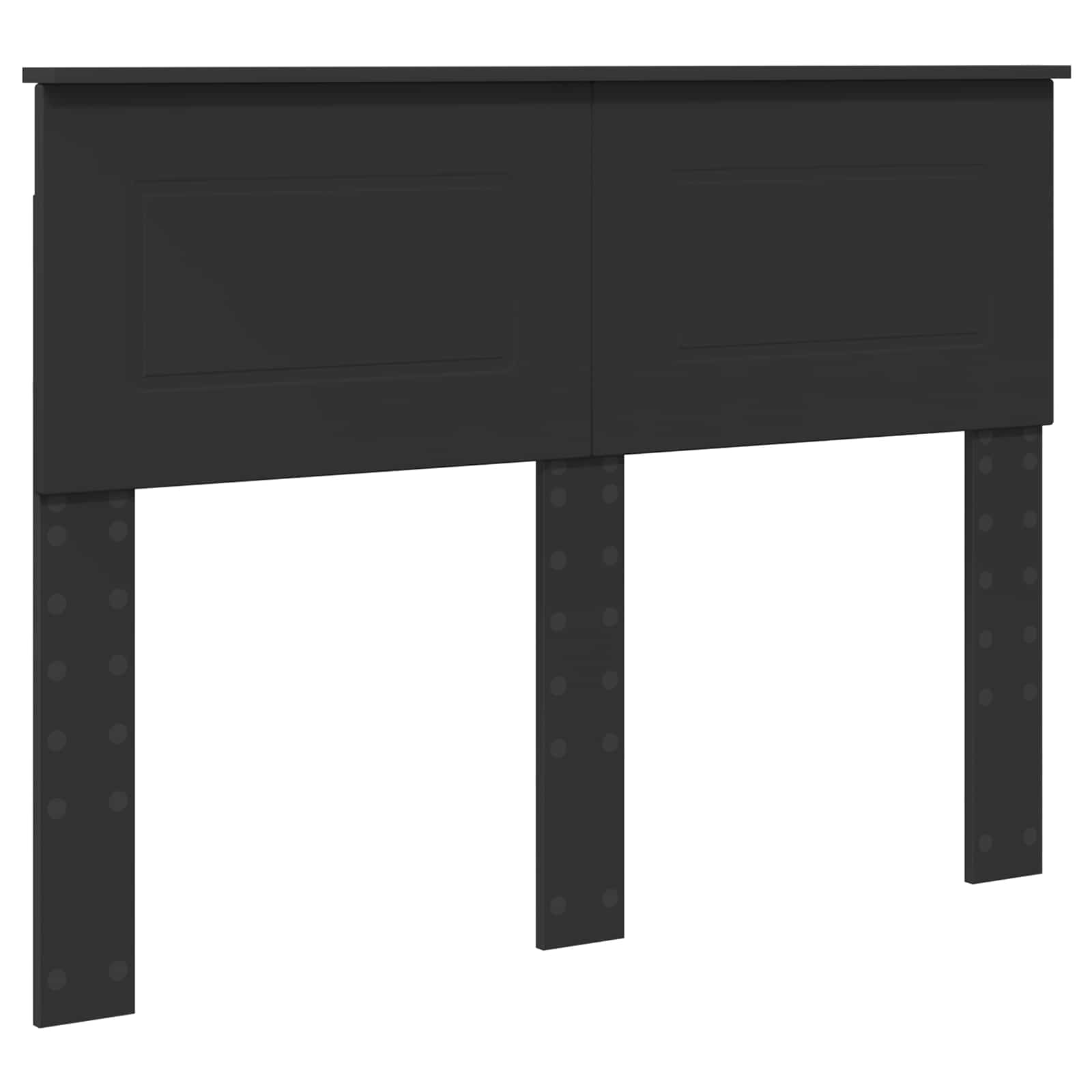 Cadre de lit Noir 135 x 190 cm Bois d'ingénierie - XIOS