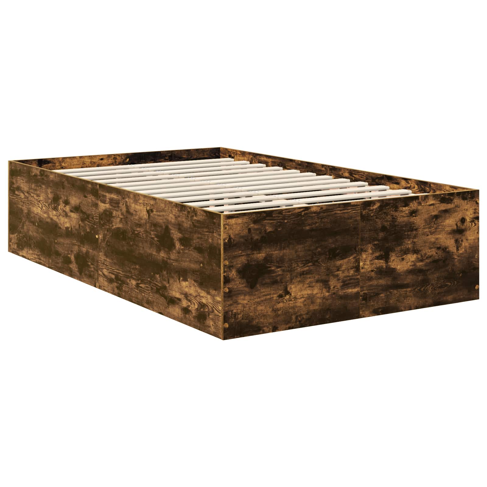 Cadre de lit Chêne fumé 120 x 190 cm Bois d'ingénierie - XIOS