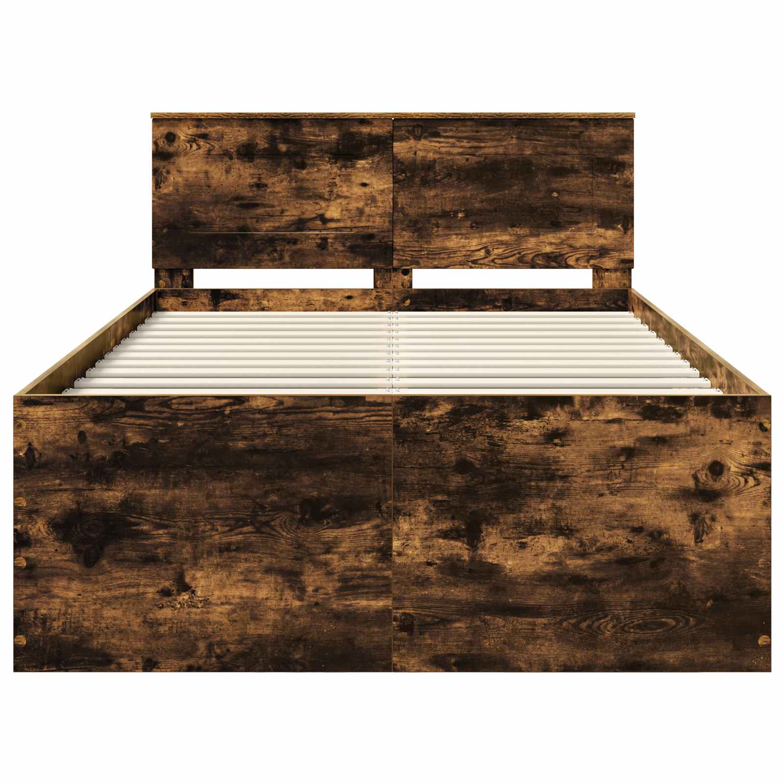 Cadre de lit Chêne fumé 120 x 190 cm Bois d'ingénierie - XIOS