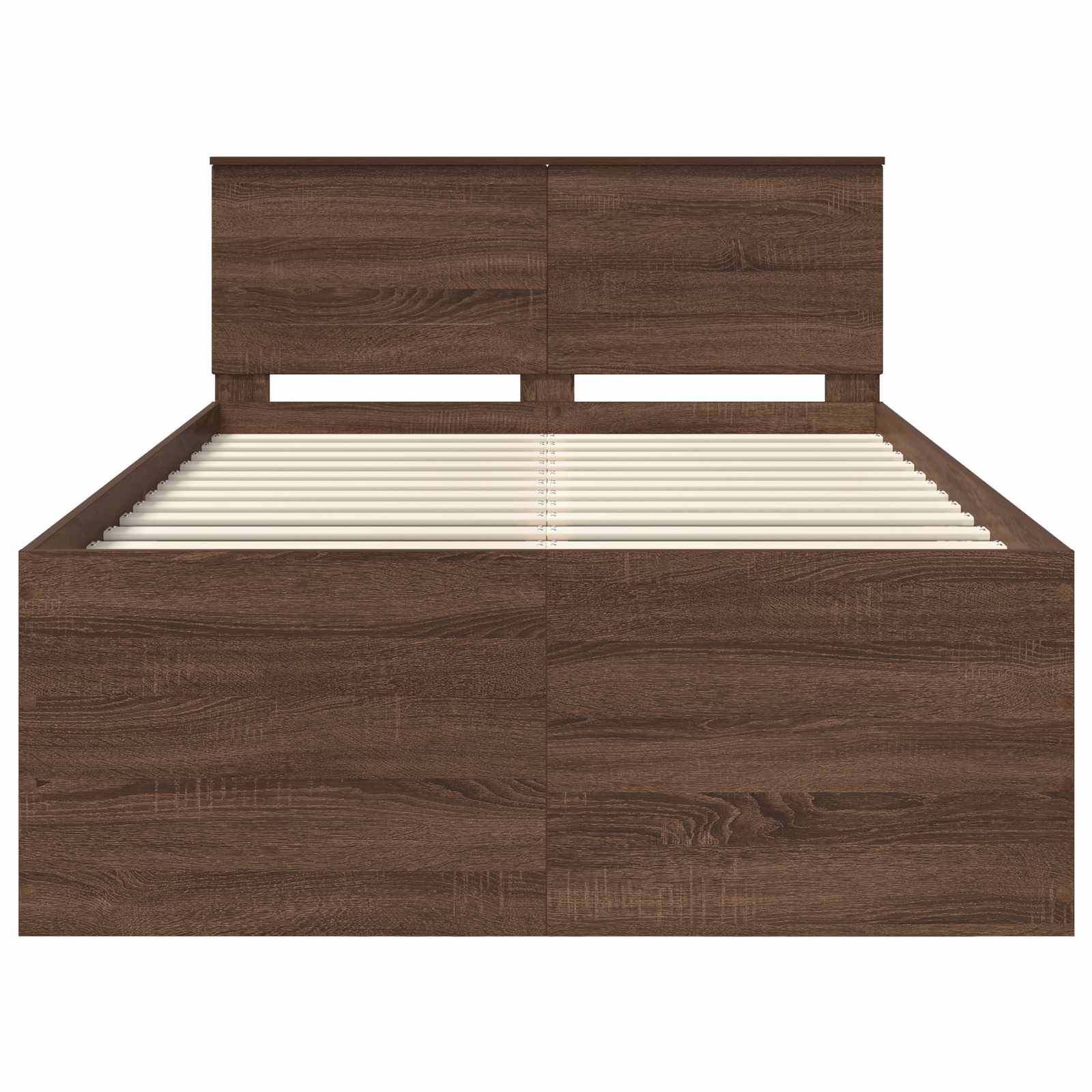 Cadre de lit Chêne brun 120 x 190 cm Bois d'ingénierie - XIOS