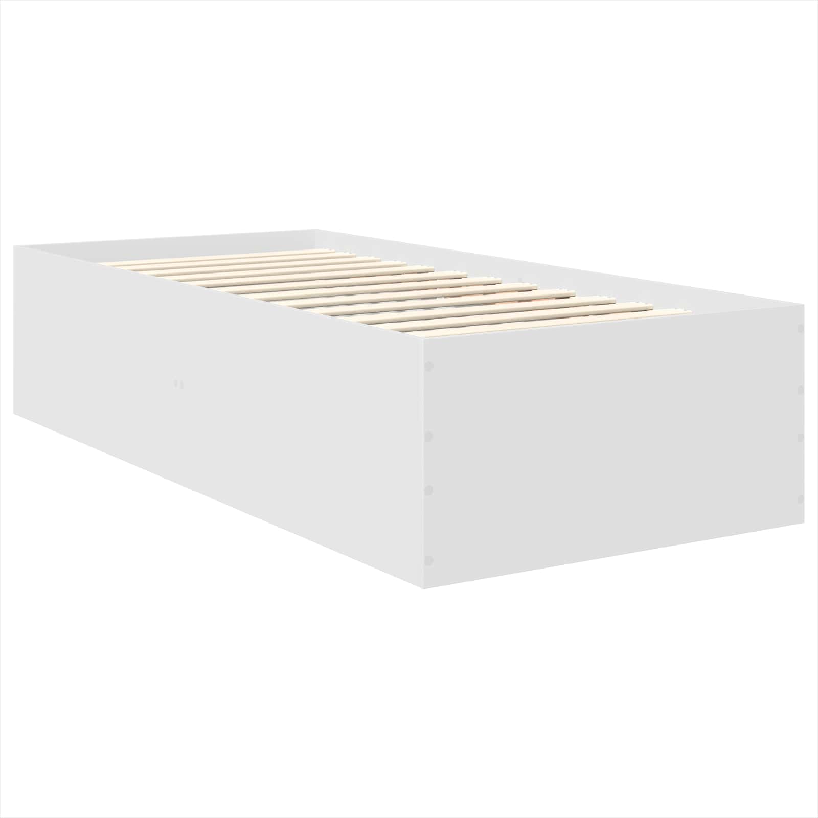 Cadre de lit Blanc 75 x 190 cm Bois d'ingénierie - XIOS