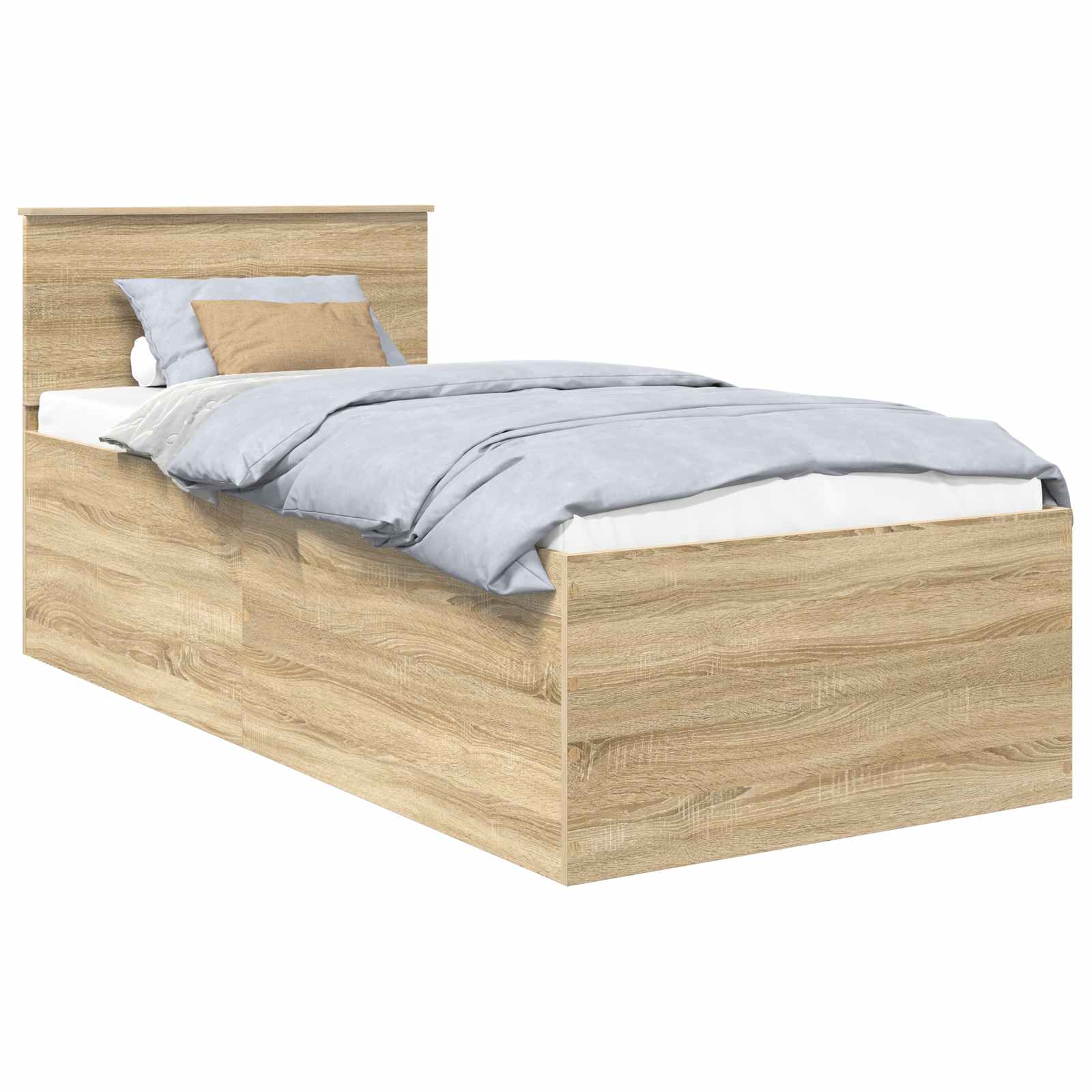 Cadre de lit Chêne Sonoma 75 x 190 cm Bois d'ingénierie - XIOS