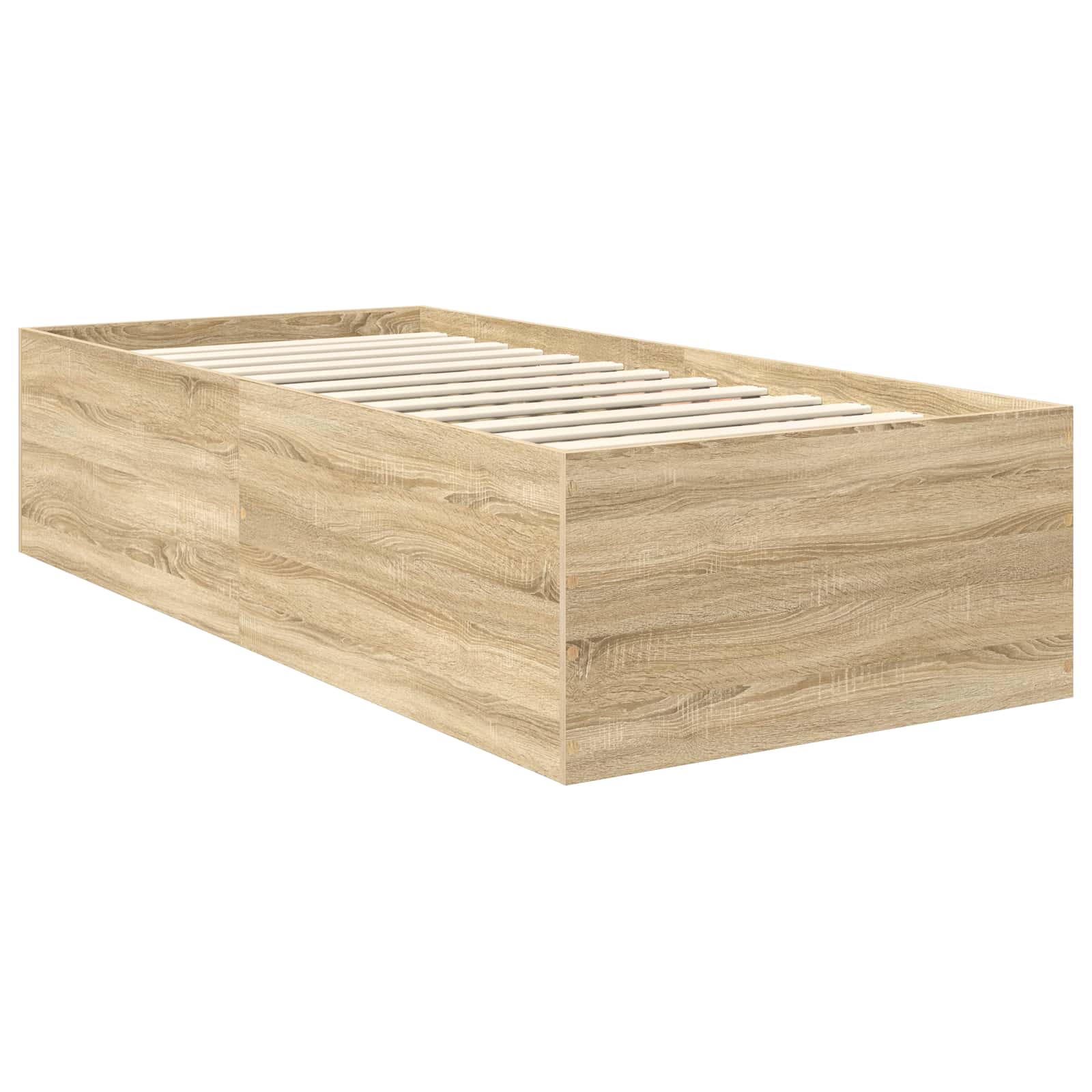 Cadre de lit Chêne Sonoma 75 x 190 cm Bois d'ingénierie - XIOS