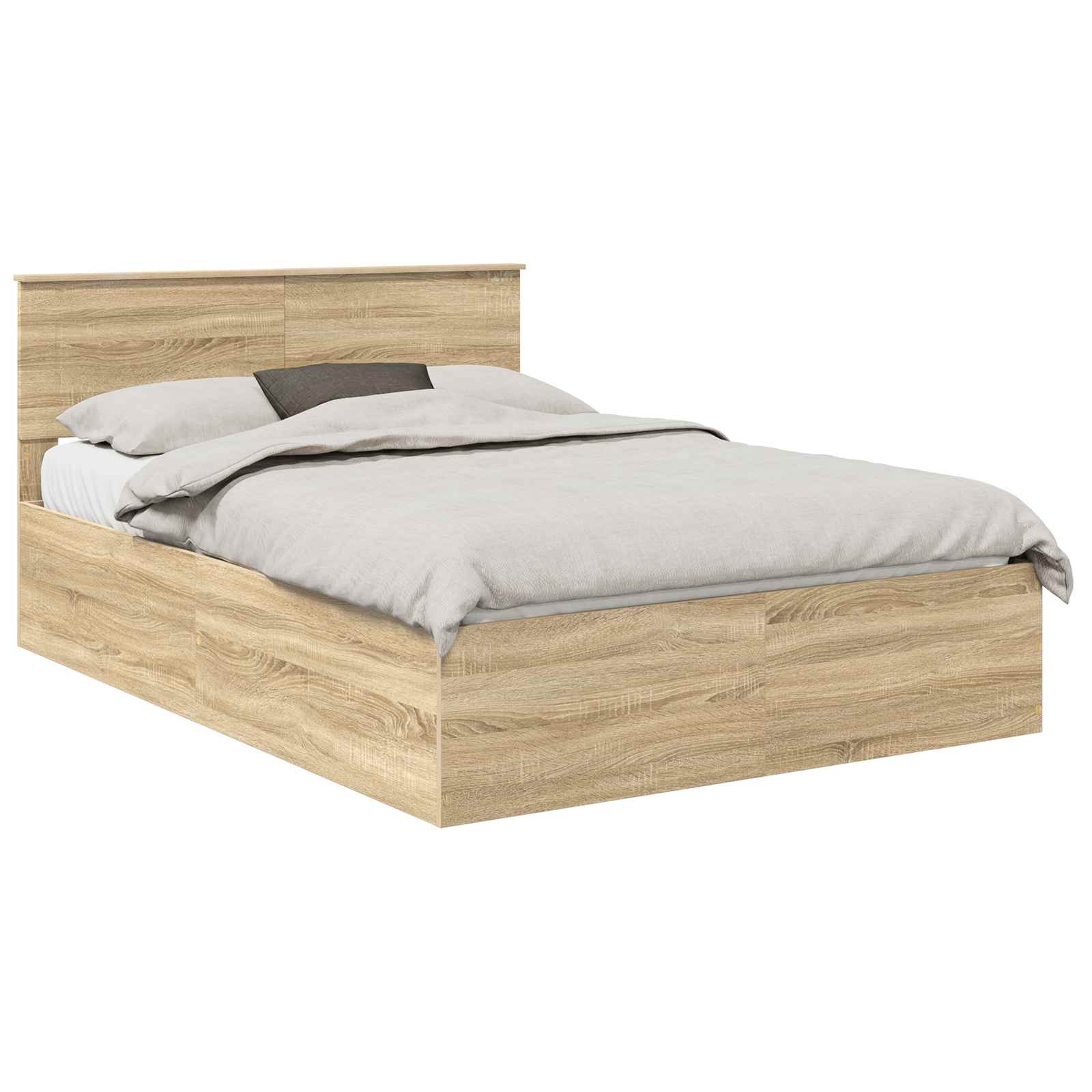 Cadre de lit Chêne Sonoma 150 x 200 cm Bois d'ingénierie - XIOS