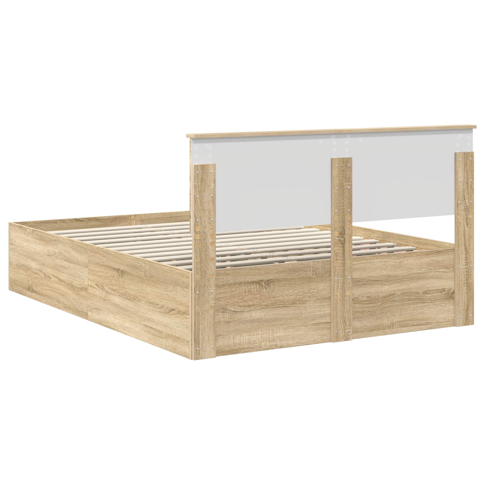 Cadre de lit Chêne Sonoma 150 x 200 cm Bois d'ingénierie - XIOS