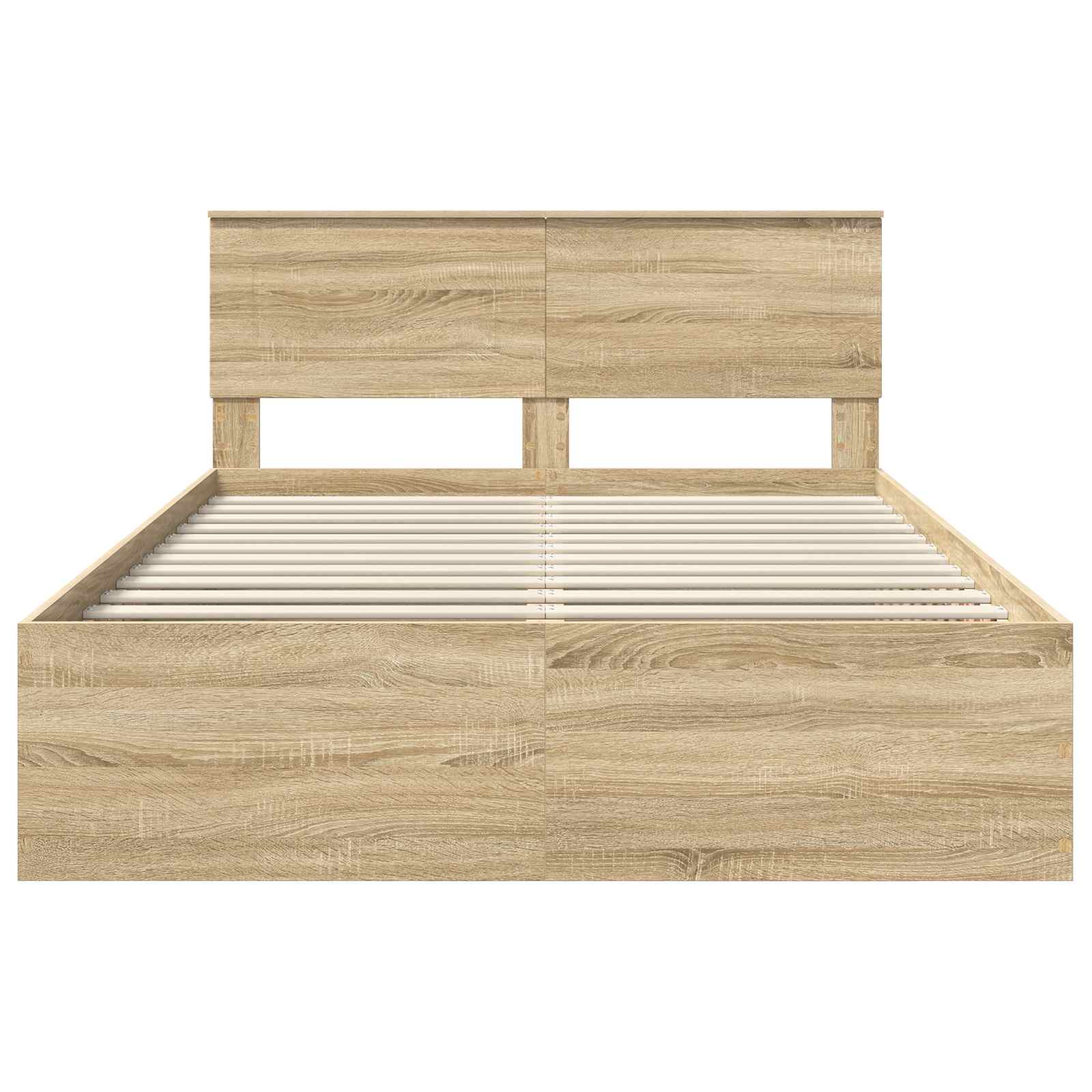 Cadre de lit Chêne Sonoma 150 x 200 cm Bois d'ingénierie - XIOS