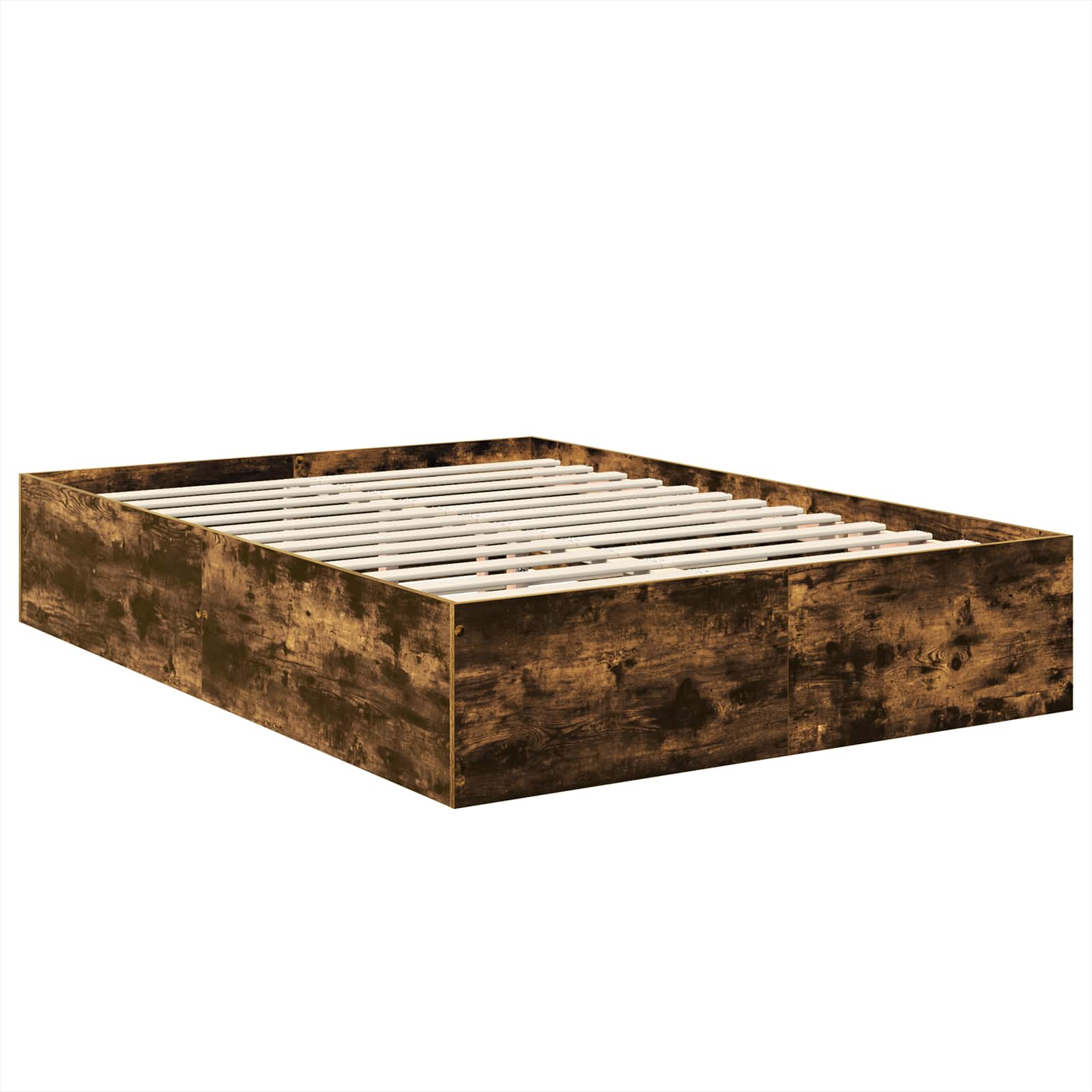 Cadre de lit Chêne fumé 150 x 200 cm Bois d'ingénierie - XIOS