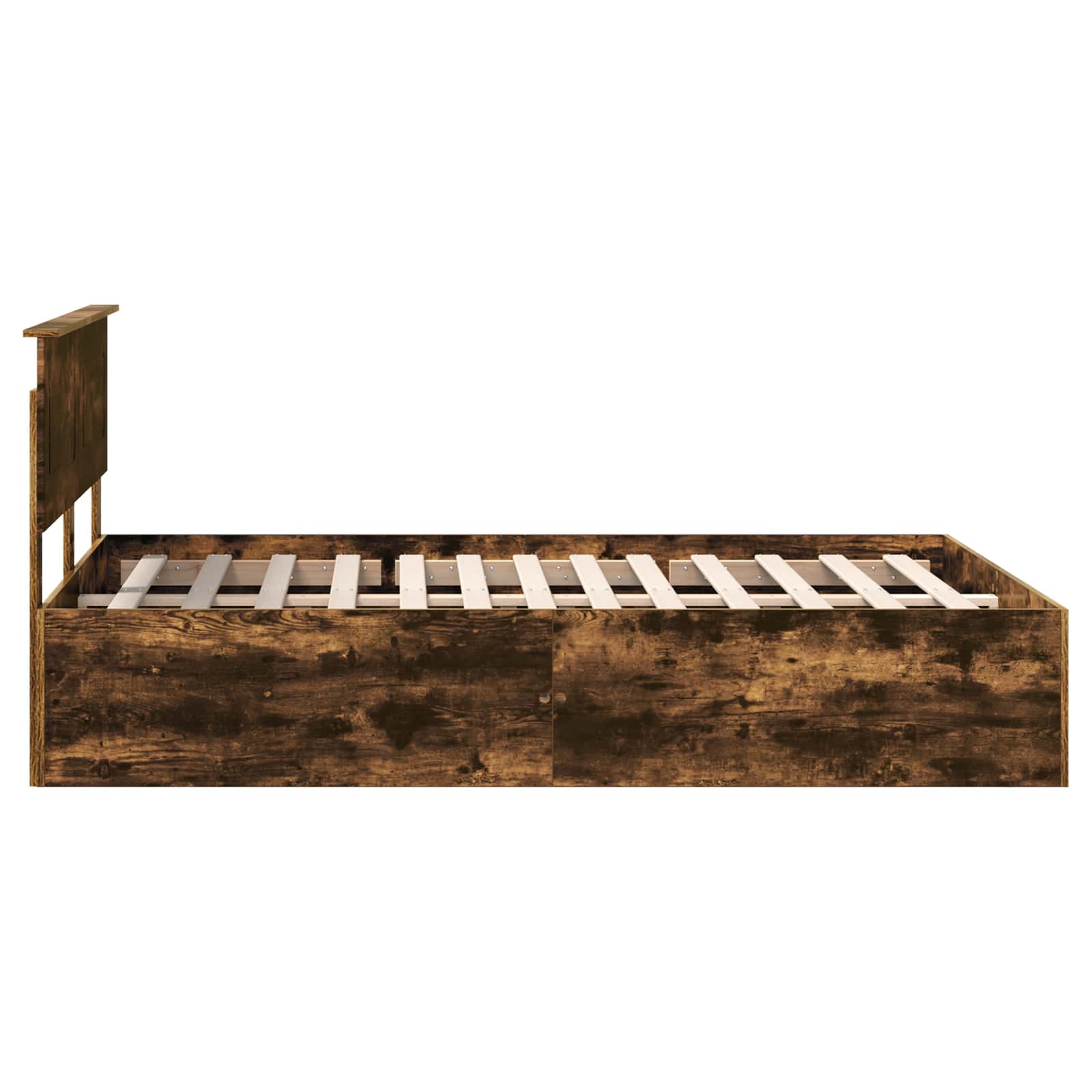 Cadre de lit Chêne fumé 150 x 200 cm Bois d'ingénierie - XIOS
