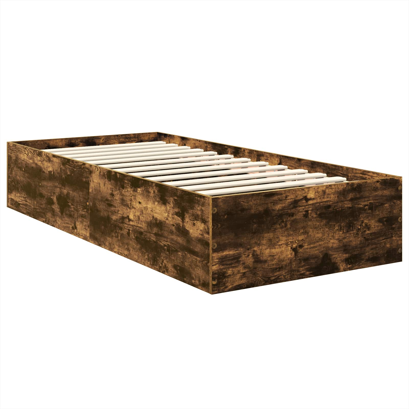 Cadre de lit Chêne fumé 120 x 200 cm Bois d'ingénierie - XIOS
