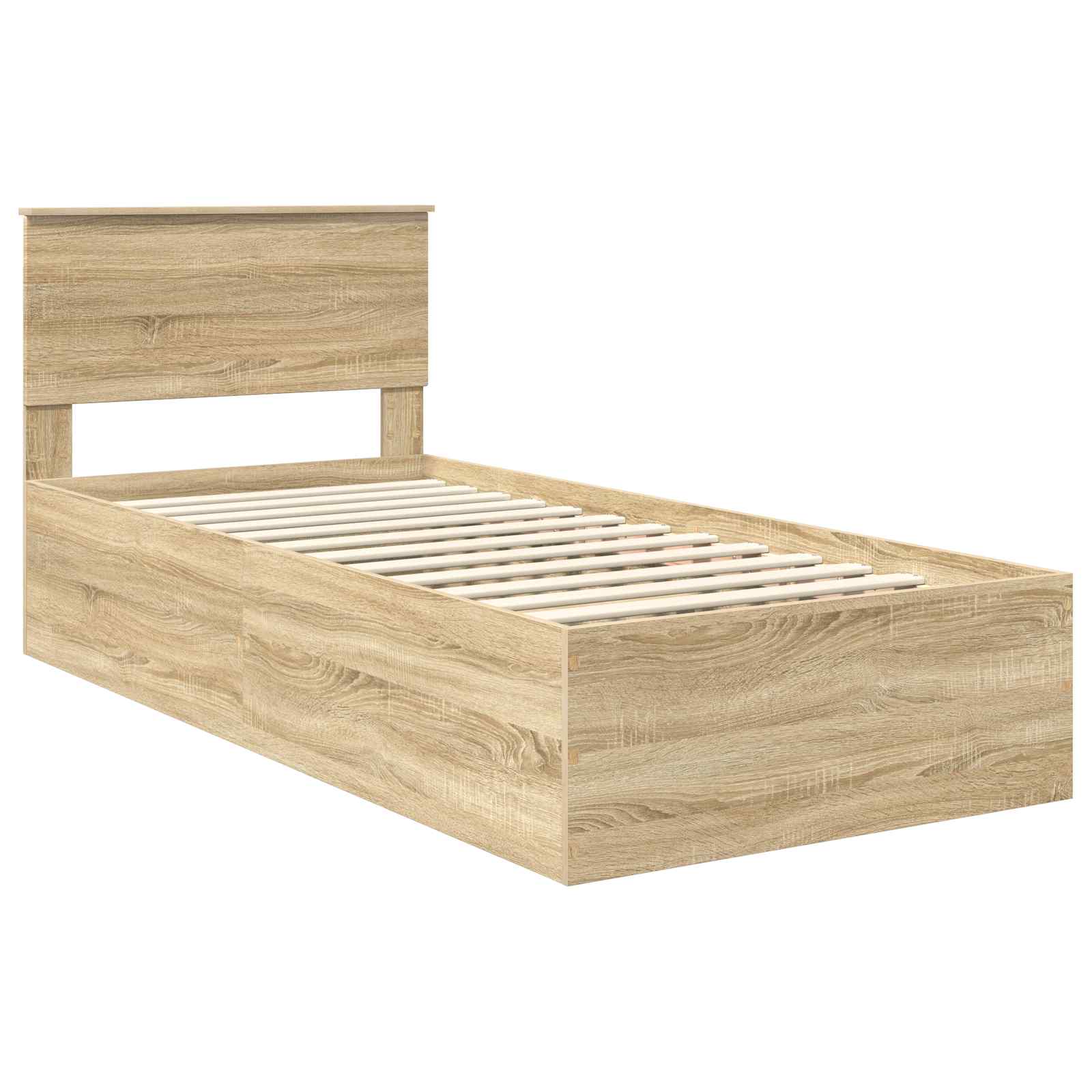 Cadre de lit Chêne Sonoma 75 x 190 cm Bois d'ingénierie - XIOS