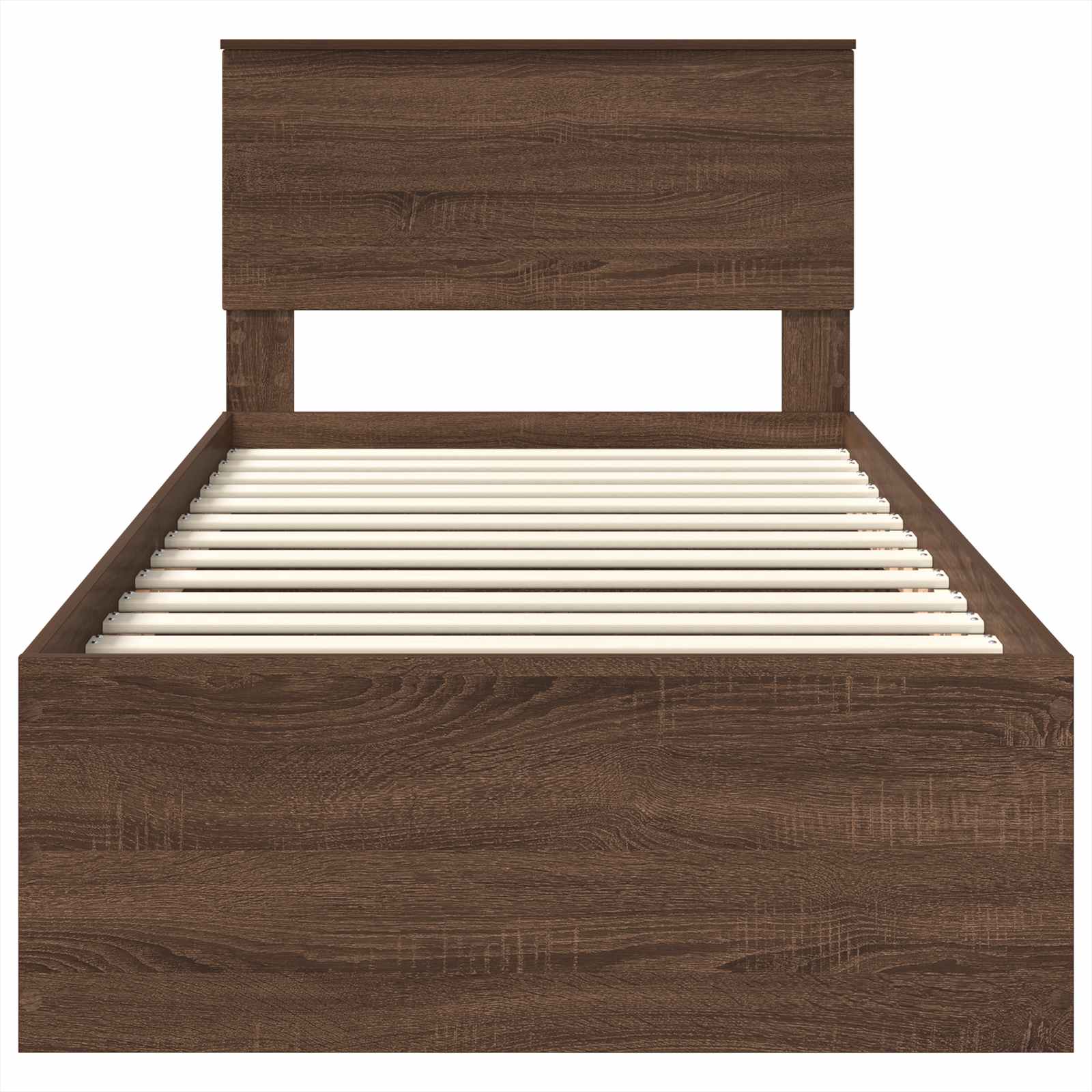 Cadre de lit Chêne brun 75 x 190 cm Bois d'ingénierie - XIOS
