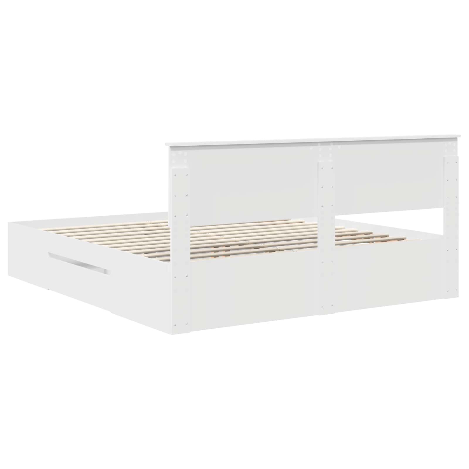 Cadre de lit Blanc 200 x 200 cm Bois d'ingénierie - XIOS