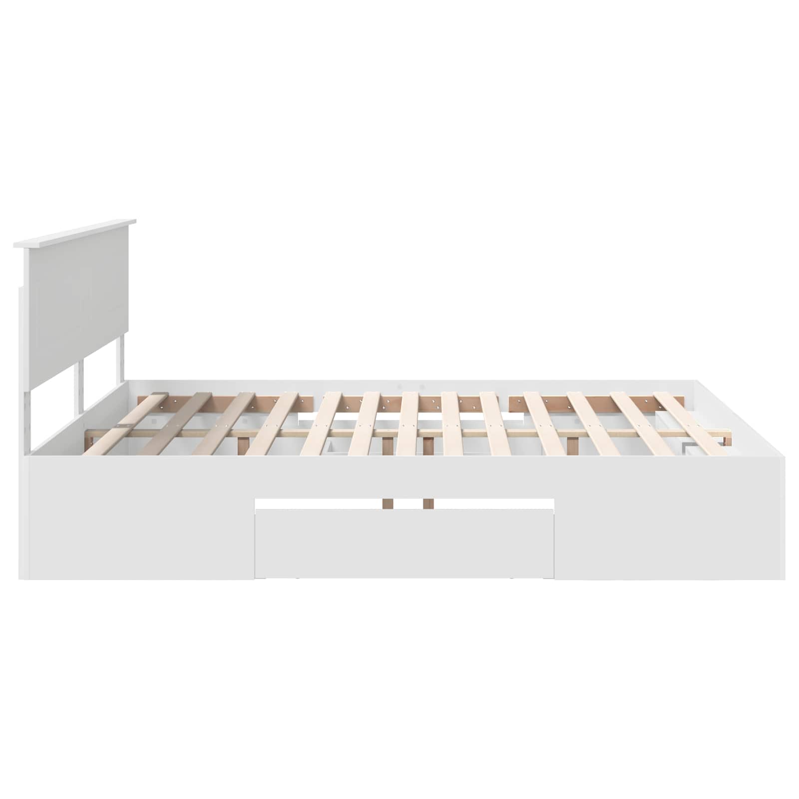 Cadre de lit Blanc 200 x 200 cm Bois d'ingénierie - XIOS