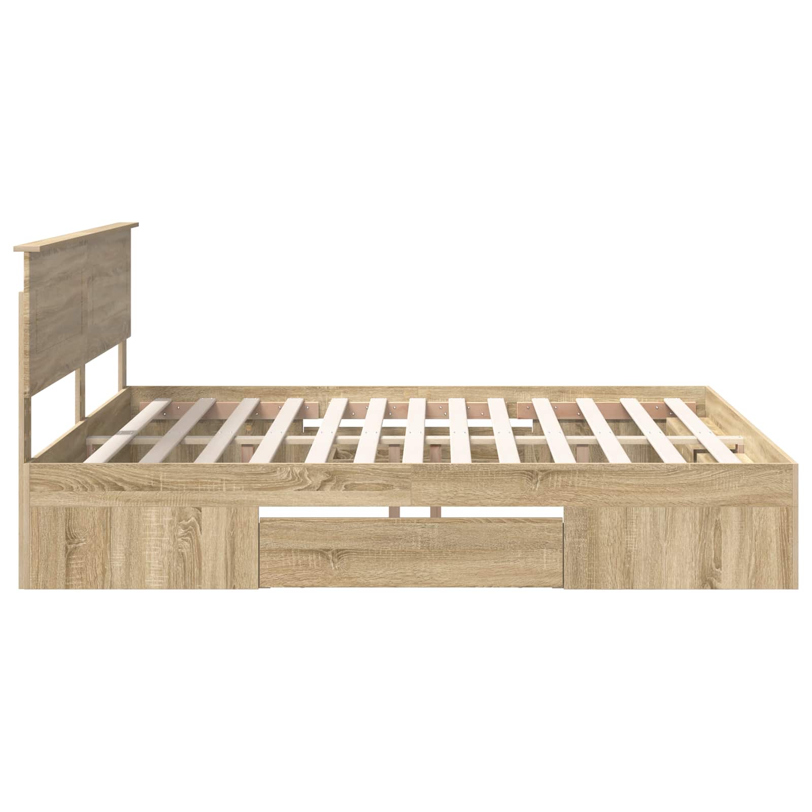 Cadre de lit Chêne Sonoma 180 x 200 cm Bois d'ingénierie - XIOS