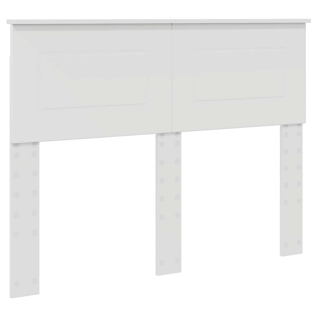 Cadre de lit Blanc 135 x 190 cm Bois d'ingénierie