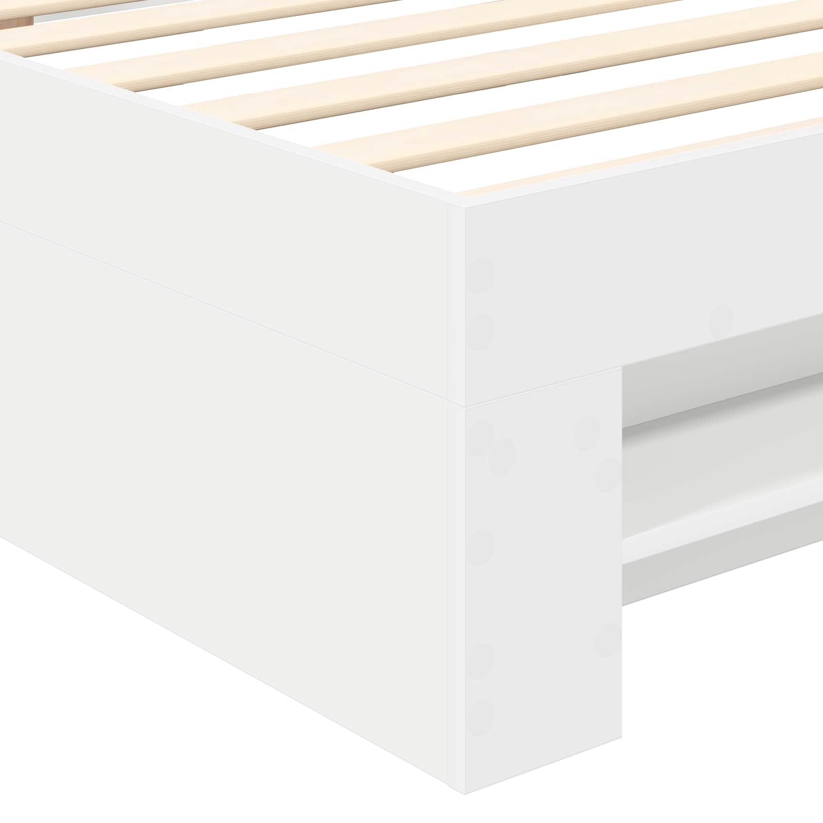 Cadre de lit Blanc 80 x 200 cm Bois d'ingénierie - XIOS