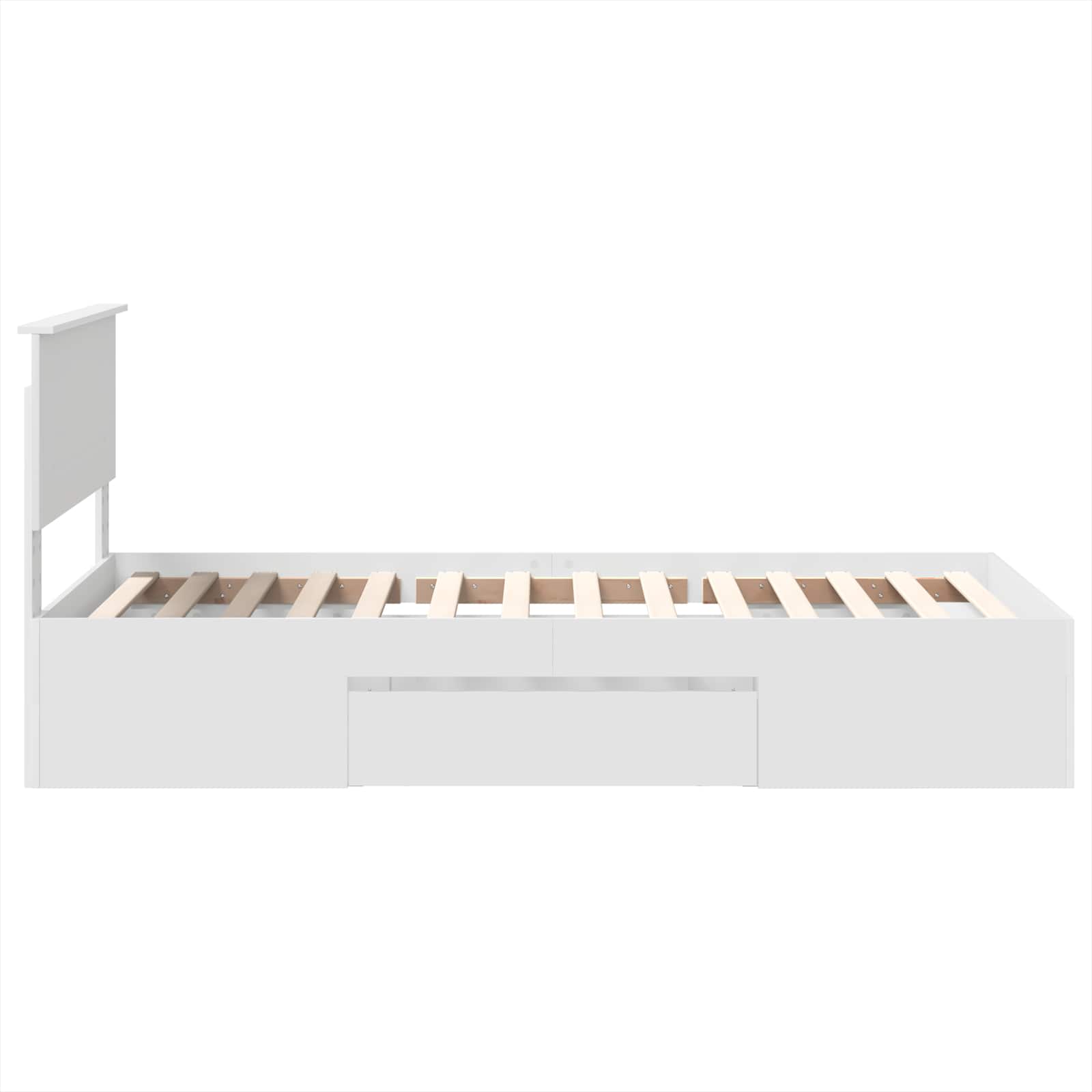 Cadre de lit Blanc 80 x 200 cm Bois d'ingénierie - XIOS