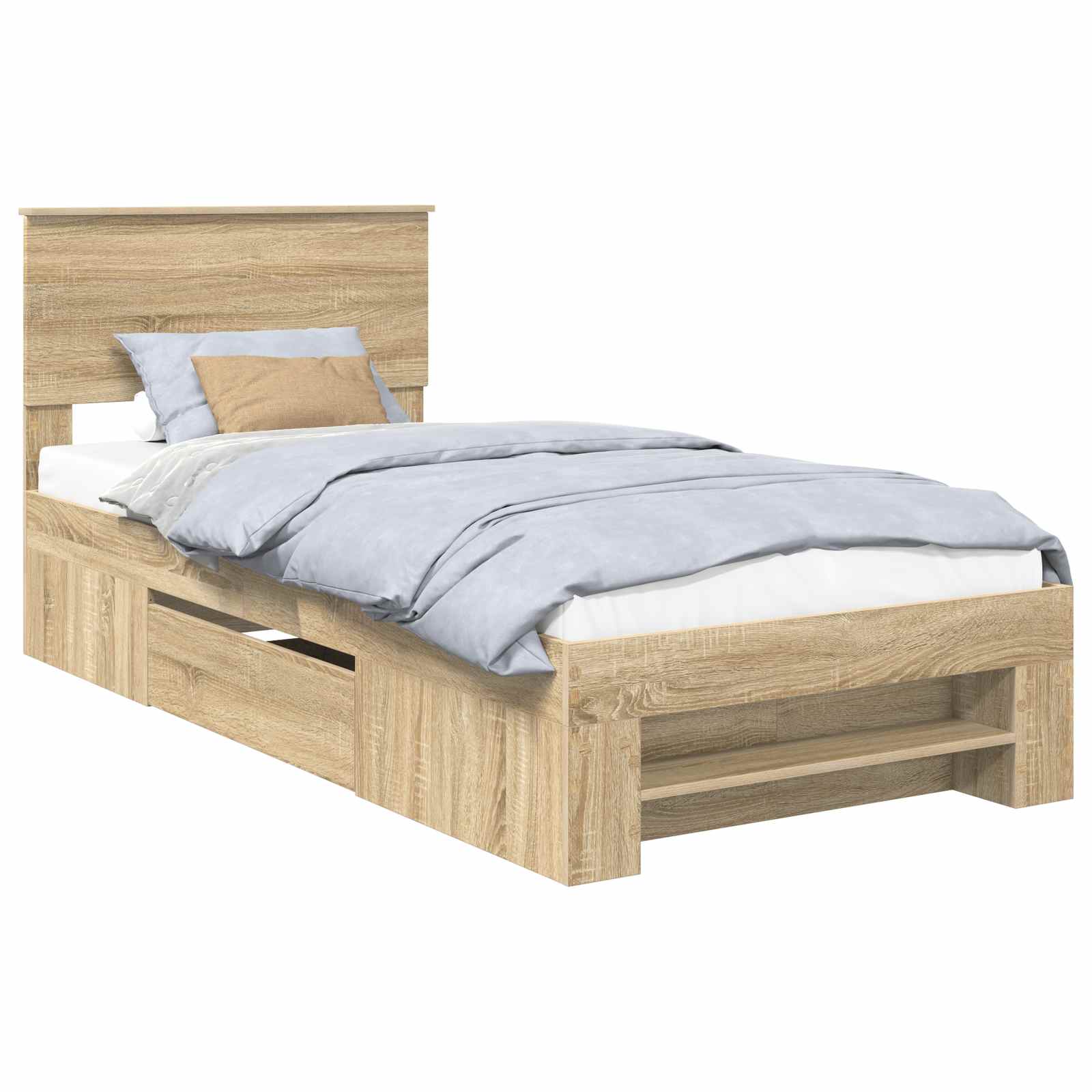Cadre de lit Chêne Sonoma 80 x 200 cm Bois d'ingénierie - XIOS