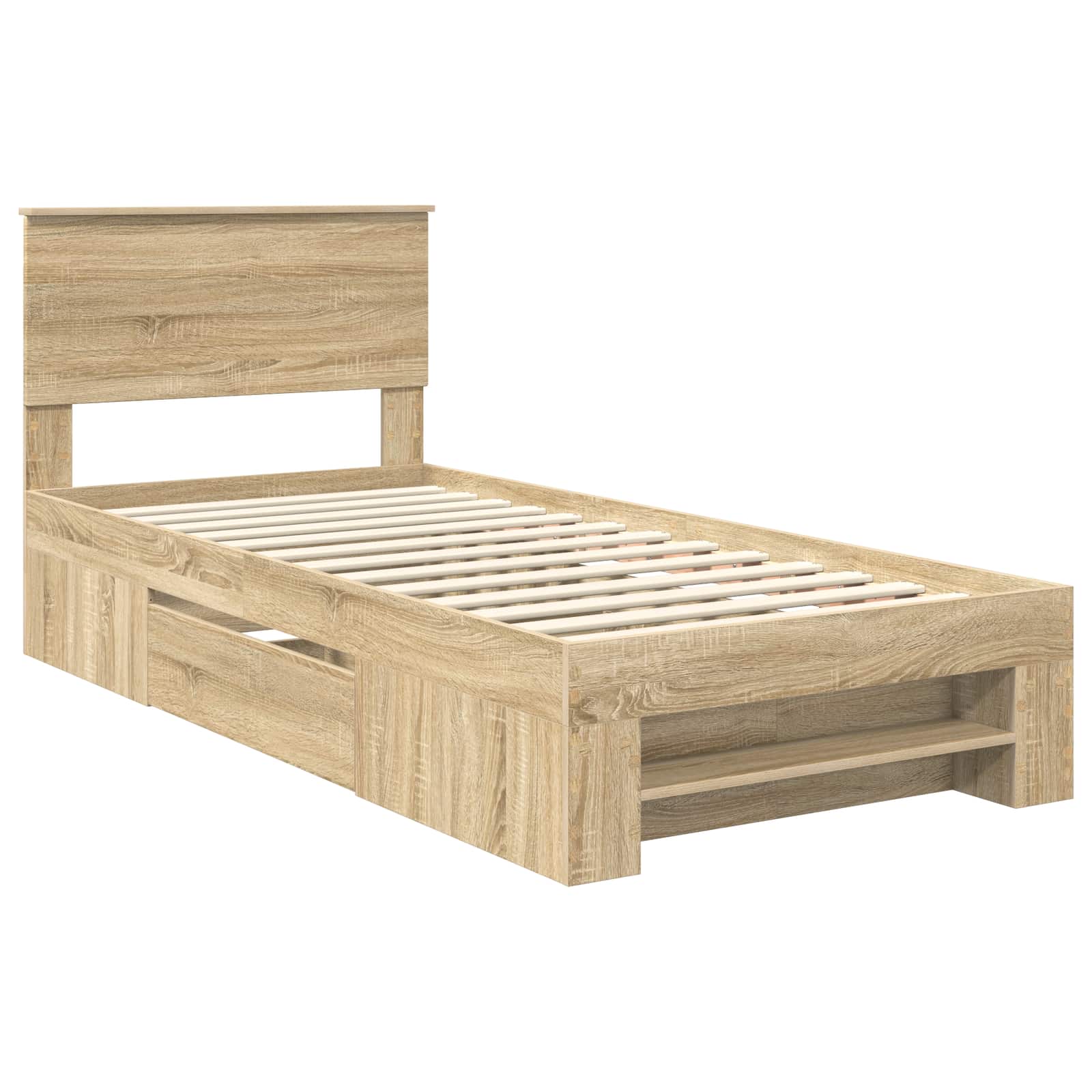 Cadre de lit Chêne Sonoma 80 x 200 cm Bois d'ingénierie - XIOS