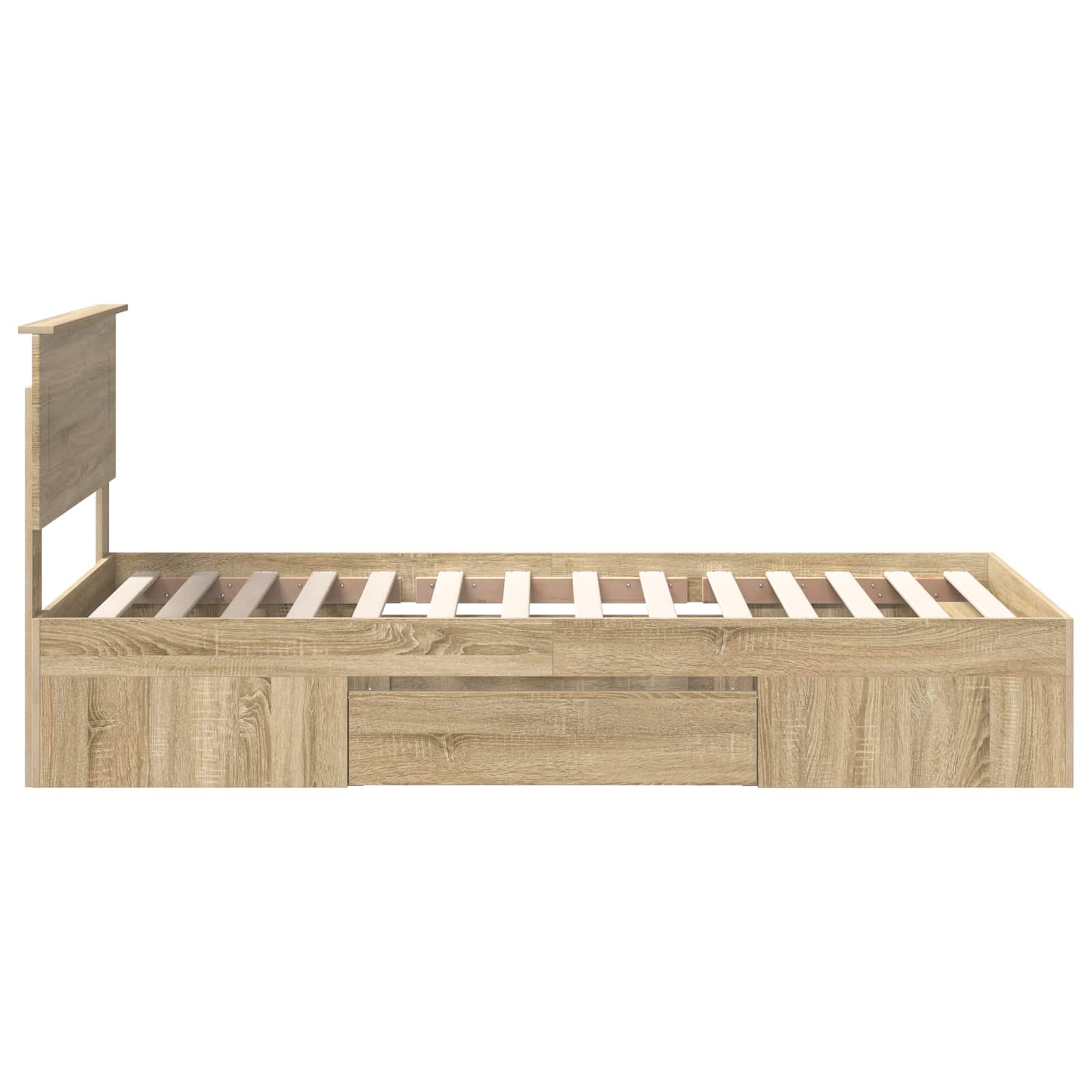 Cadre de lit Chêne Sonoma 80 x 200 cm Bois d'ingénierie - XIOS