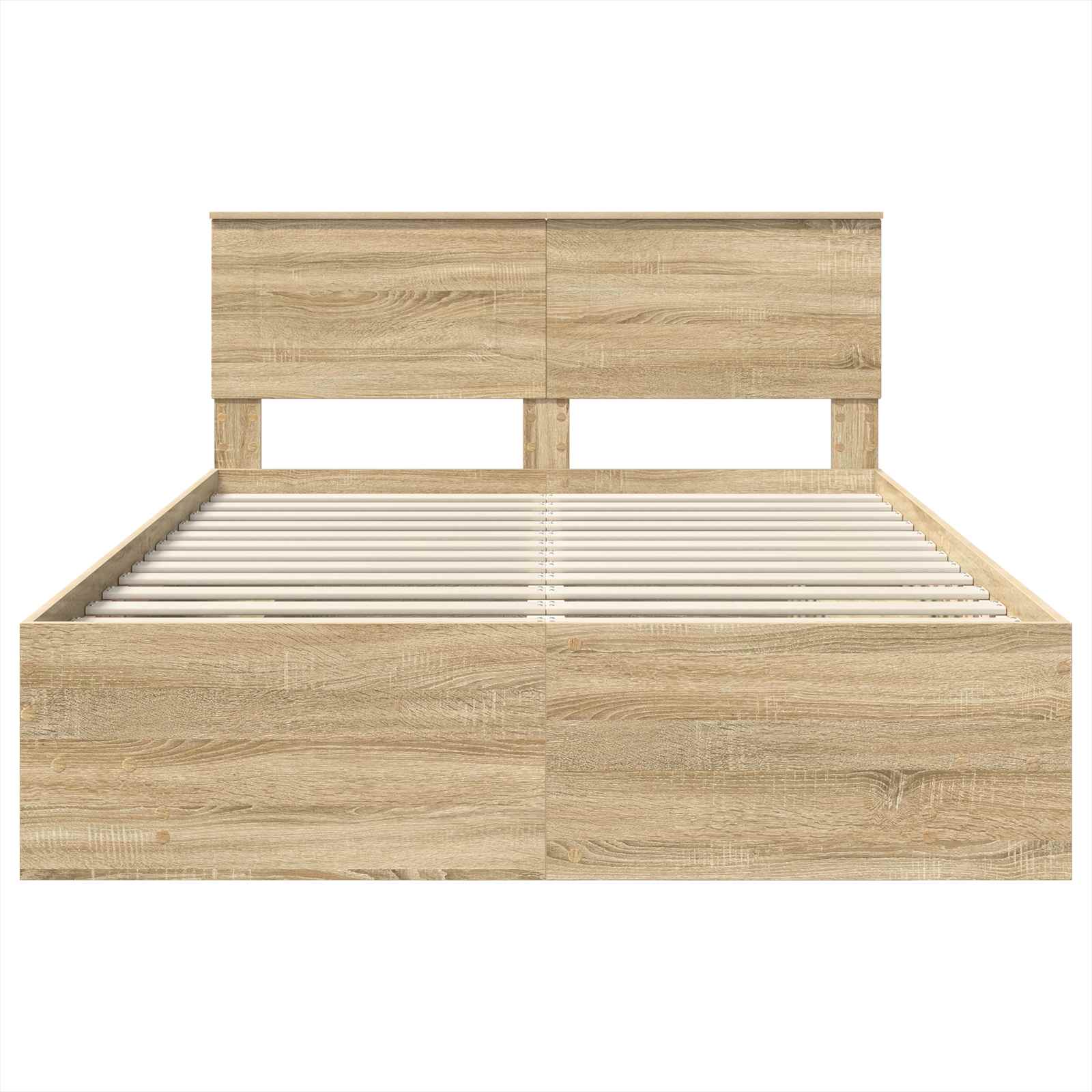Cadre de lit Chêne Sonoma 160 x 200 cm Bois d'ingénierie - XIOS