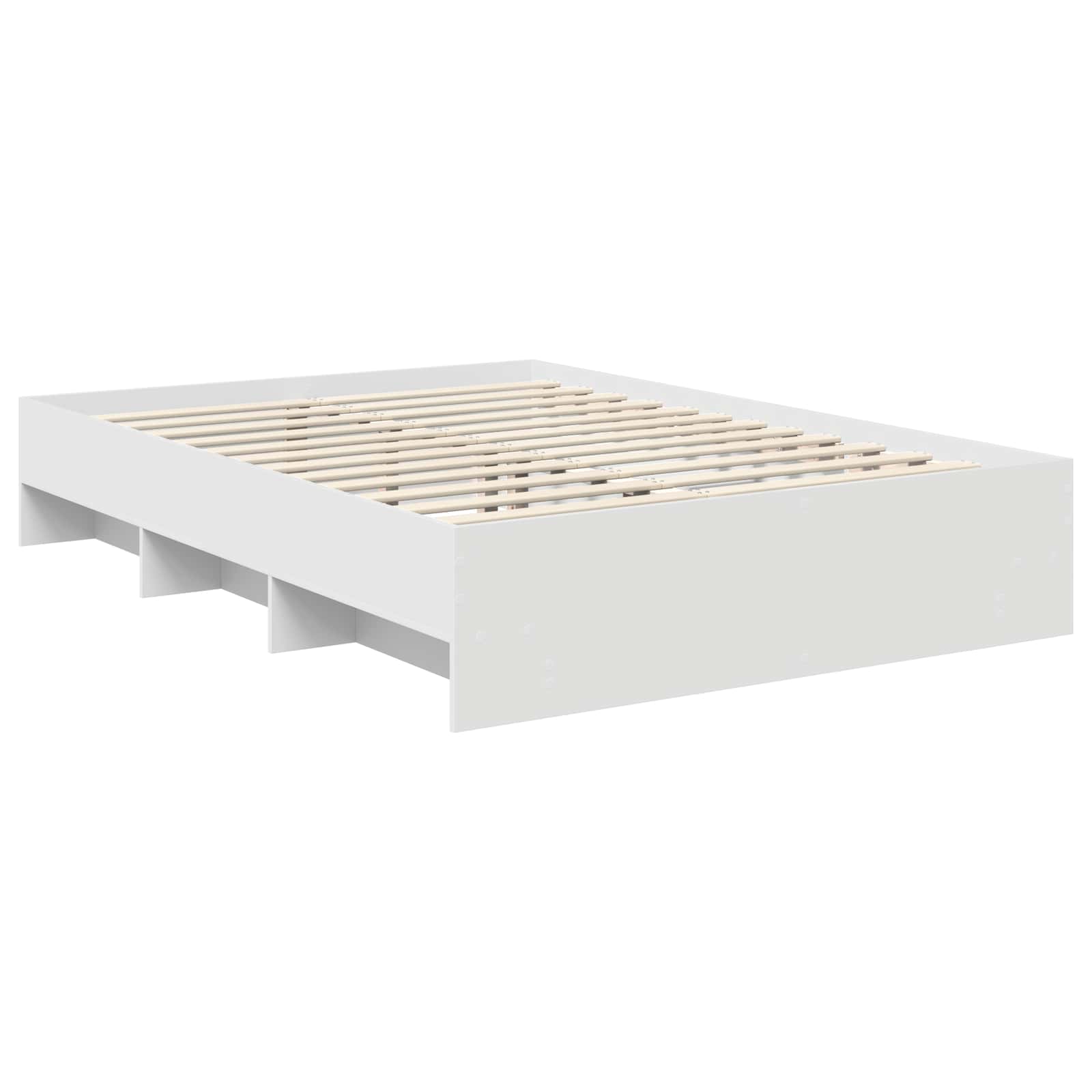 Cadre de lit Blanc 140 x 200 cm Bois d'ingénierie - XIOS