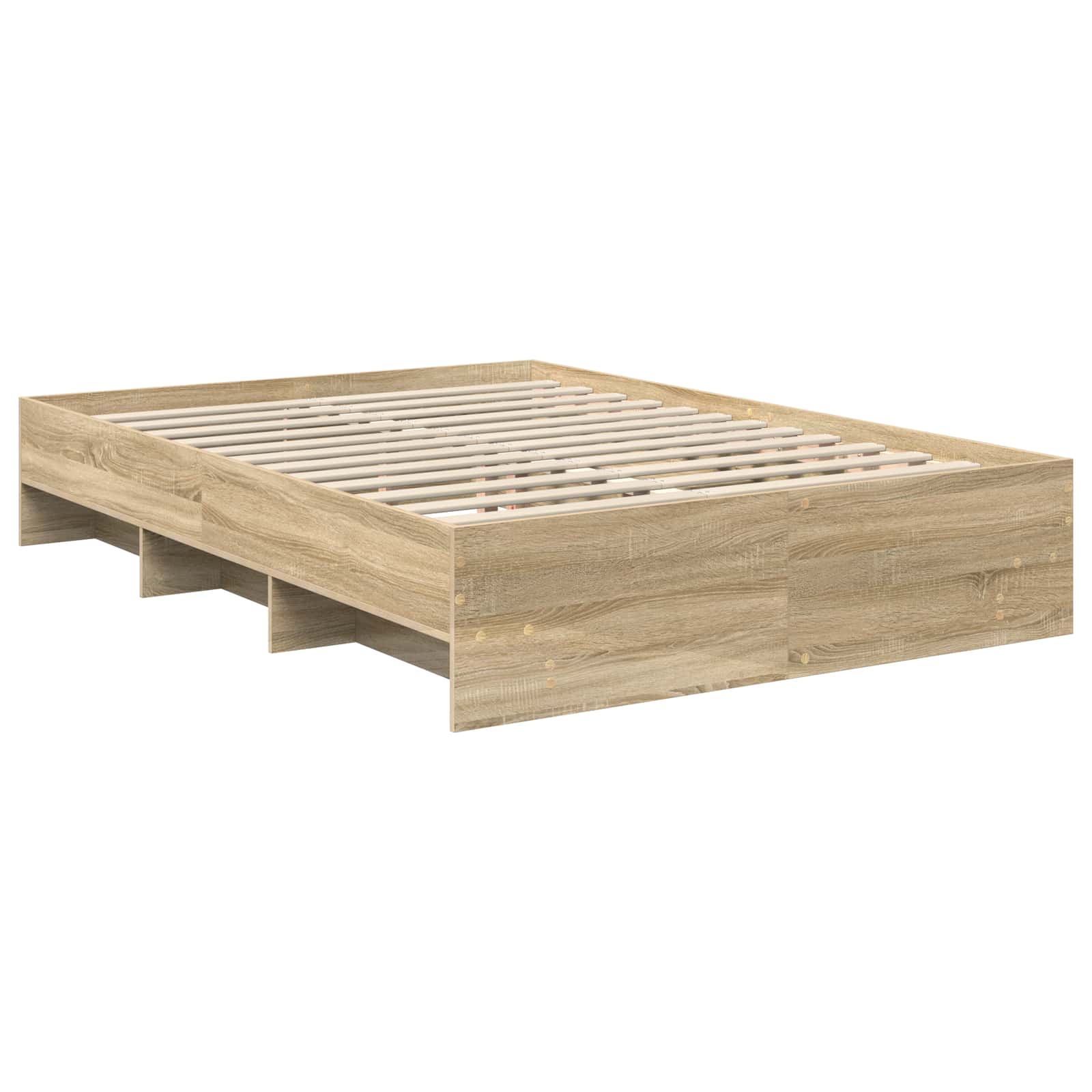Cadre de lit Chêne Sonoma 140 x 200 cm Bois d'ingénierie - XIOS
