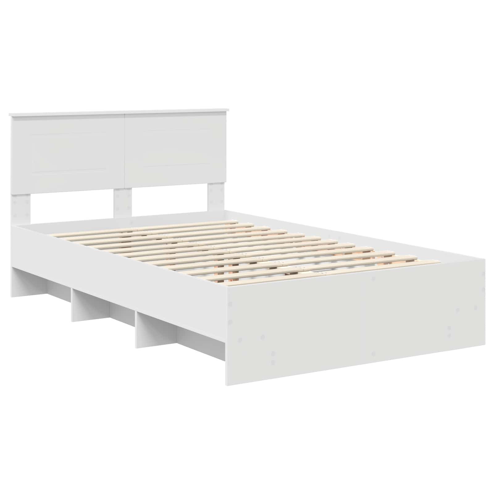 Cadre de lit Blanc 137 x 203 cm Bois d'ingénierie - XIOS