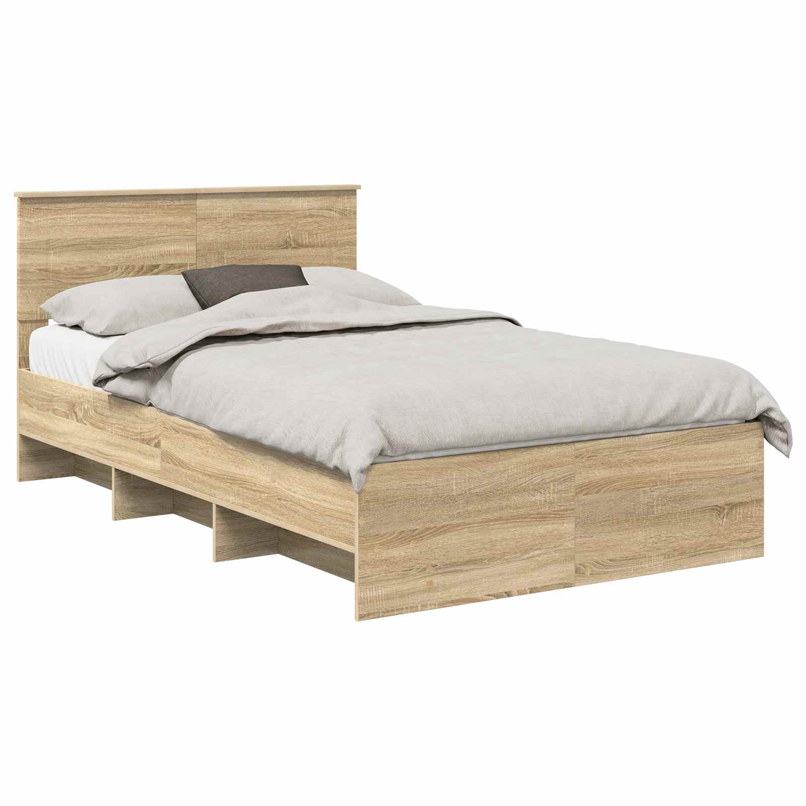 Cadre de lit Chêne Sonoma 137 x 203 cm Bois d'ingénierie - XIOS