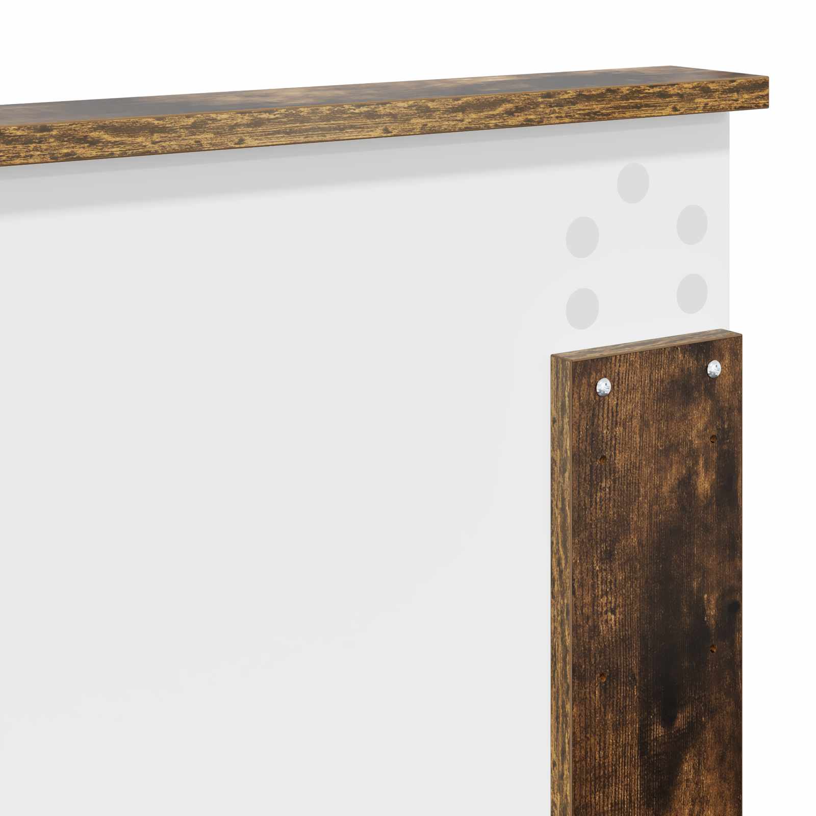 Cadre de lit Chêne fumé 137 x 203 cm Bois d'ingénierie - XIOS