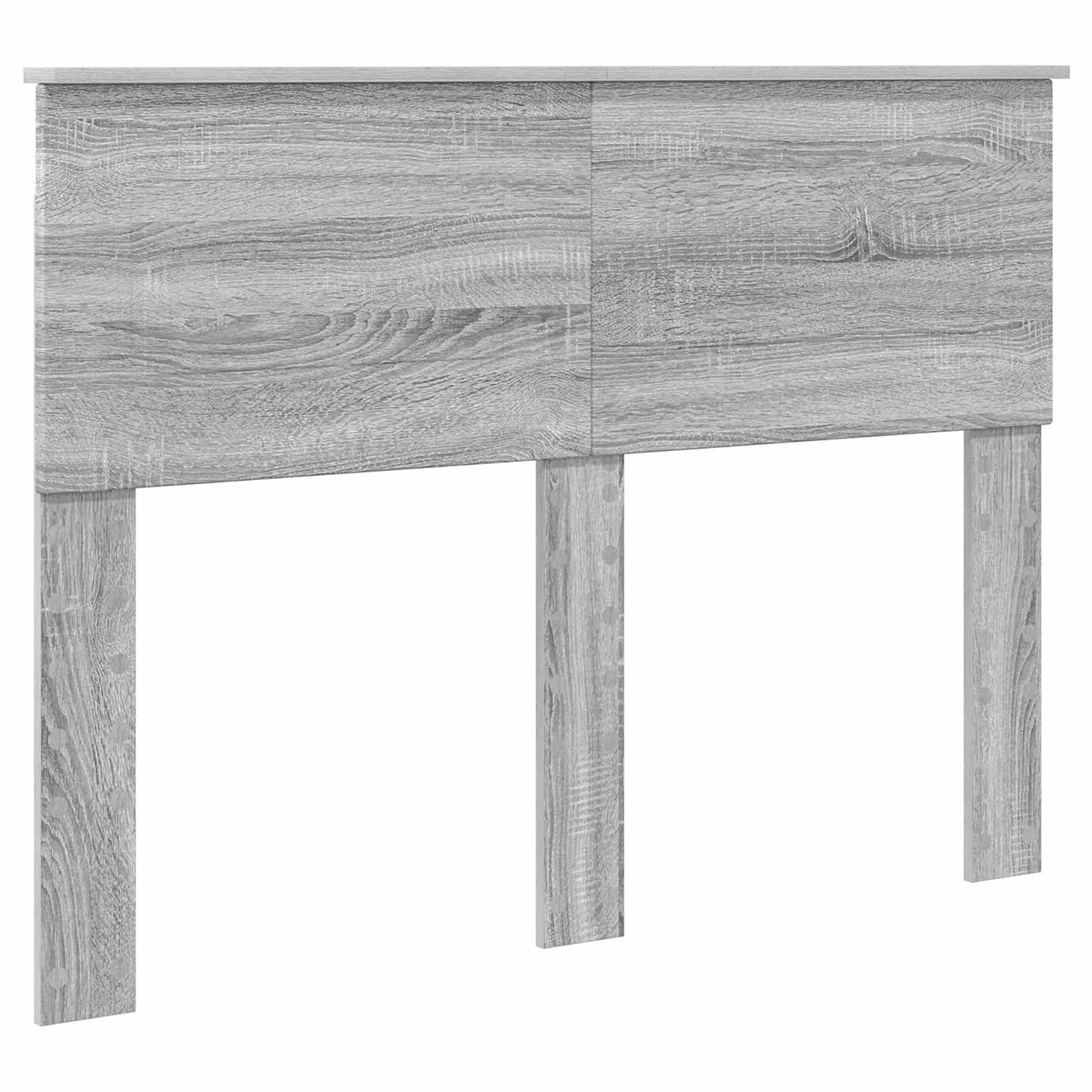 Cadre de lit Gris Sonoma 120 x 123 cm Bois d'ingénierie - XIOS