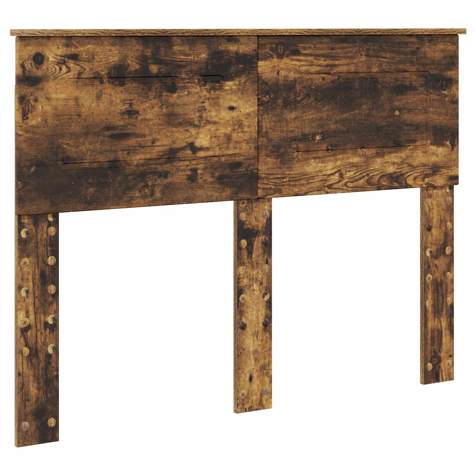 Cadre de lit Chêne fumé 120 x 123 cm Bois d'ingénierie - XIOS