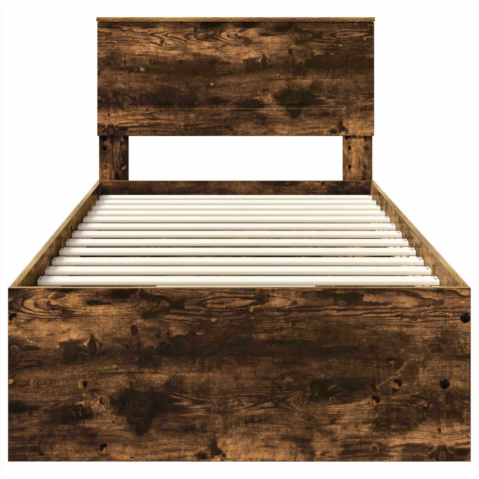 Cadre de lit Chêne fumé 120 x 123 cm Bois d'ingénierie - XIOS