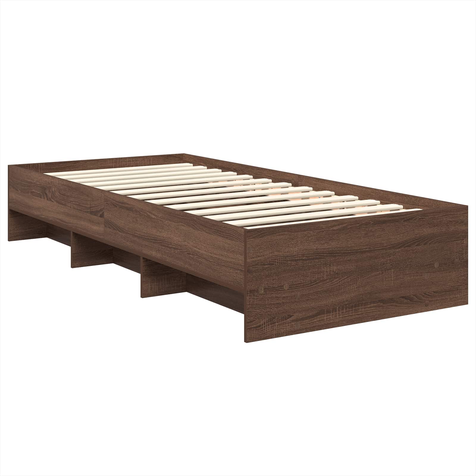 Cadre de lit Chêne brun 80 x 200 cm Bois d'ingénierie - XIOS