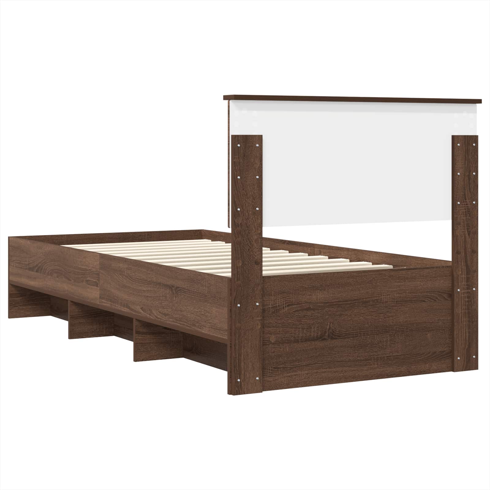 Cadre de lit Chêne brun 80 x 200 cm Bois d'ingénierie - XIOS