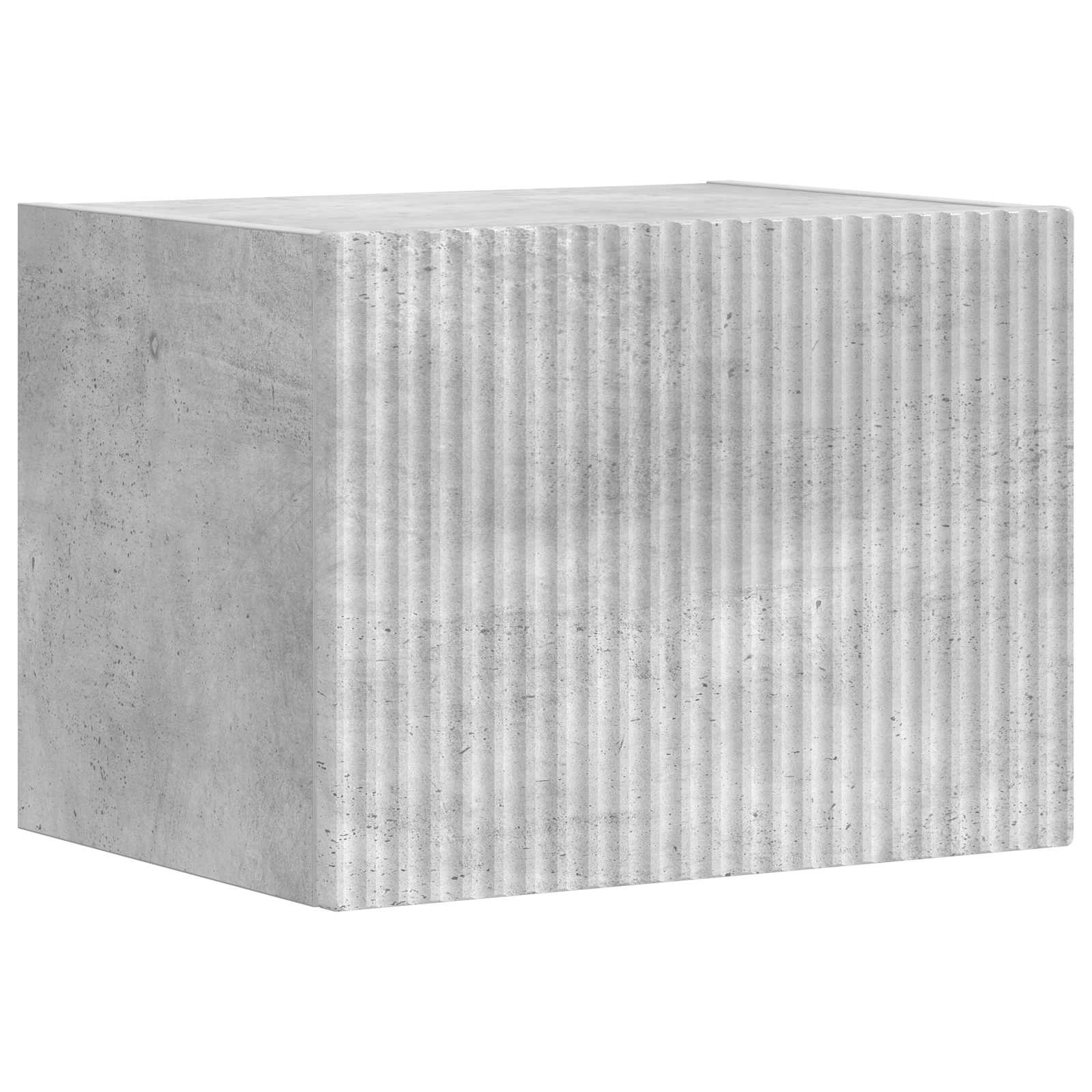 Ensemble de meuble TV mural 4 pcs Gris béton Bois d'ingénierie - XIOS
