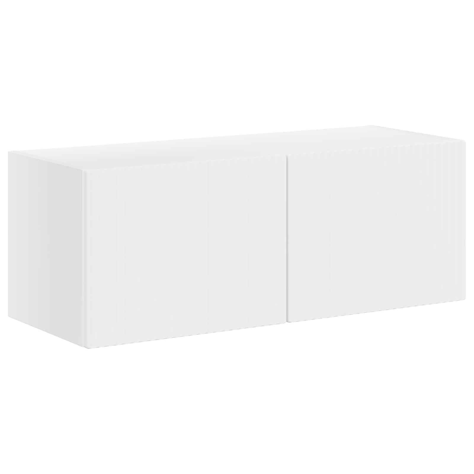 Ensemble de meuble TV mural Montage mural 6 pcs Blanc - XIOS