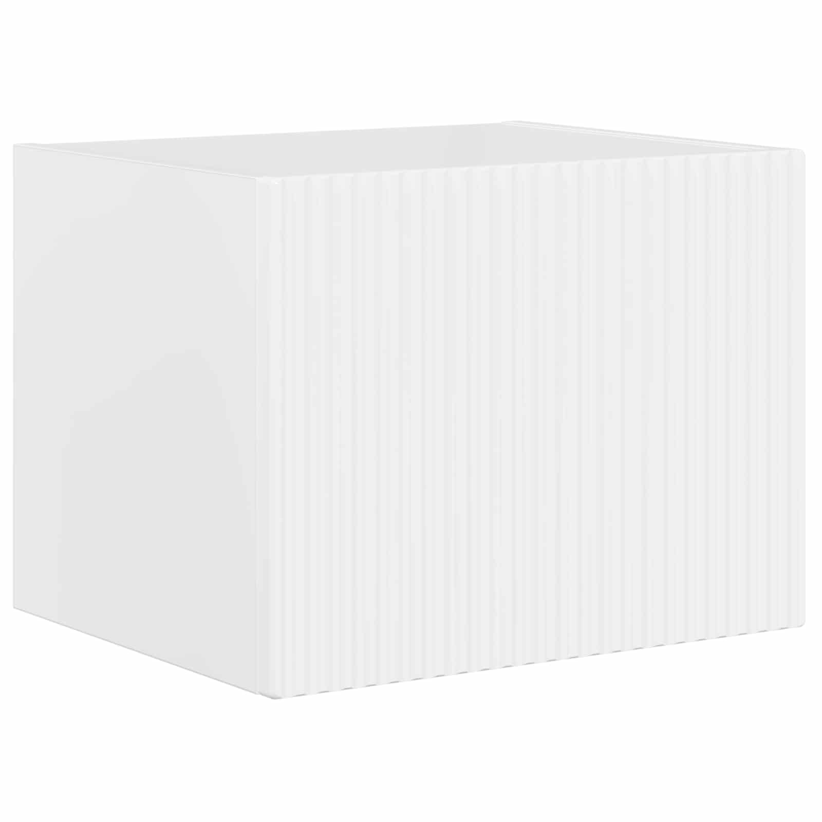 Ensemble de meuble TV mural Montage mural 6 pcs Blanc brillant - XIOS