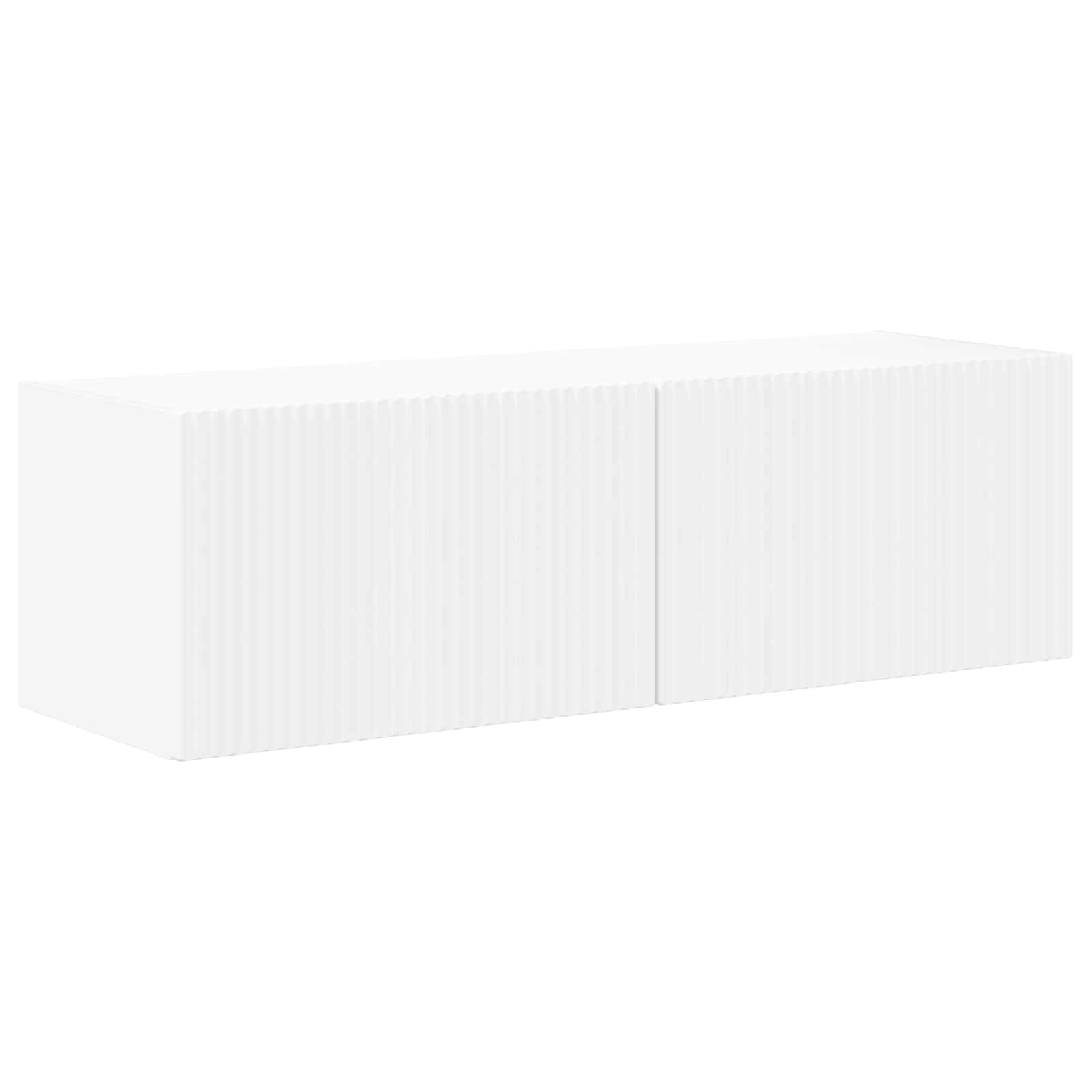 Ensemble de meuble TV mural 6 pc Blanc