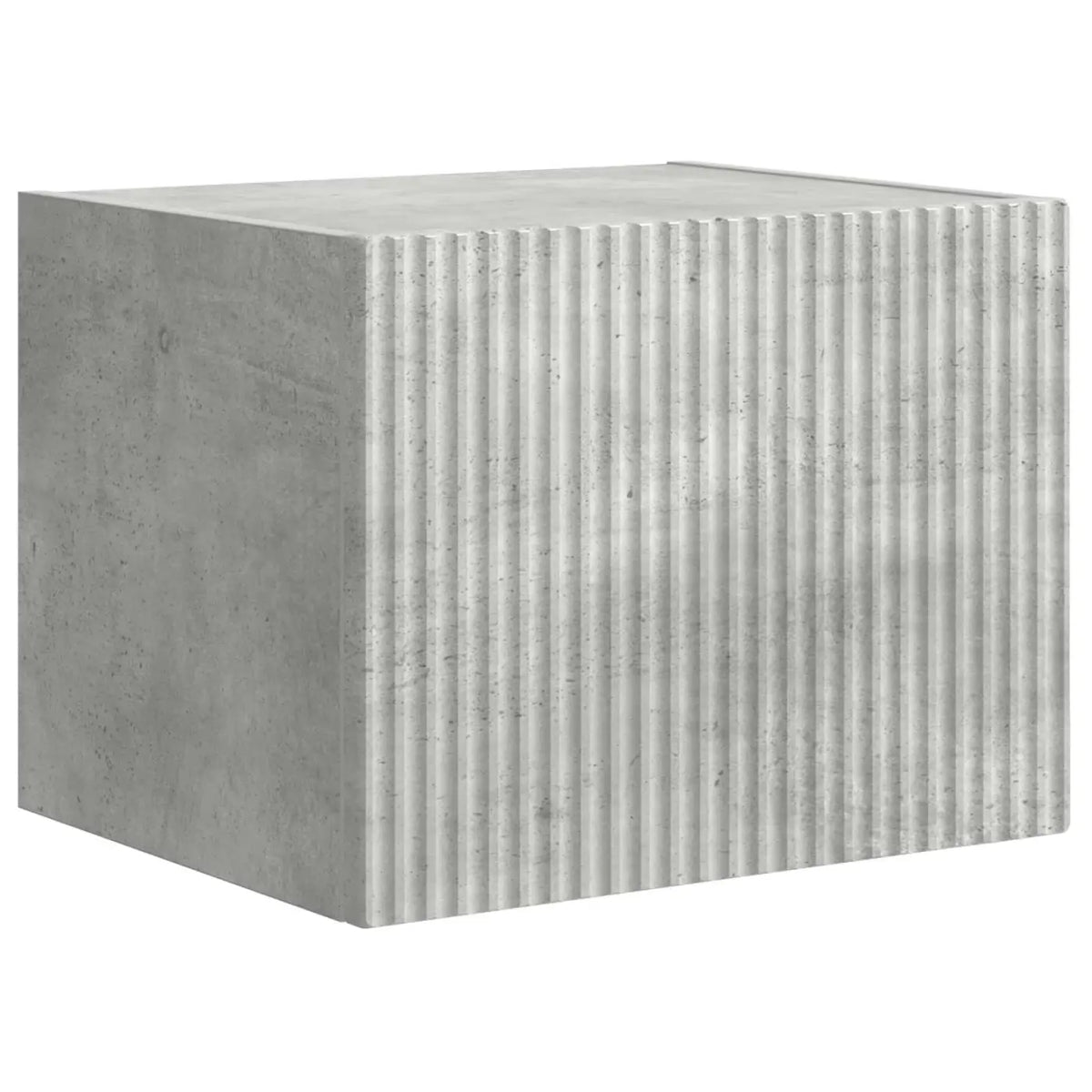 Ensemble de meuble TV mural 6 pc Gris béton - XIOS